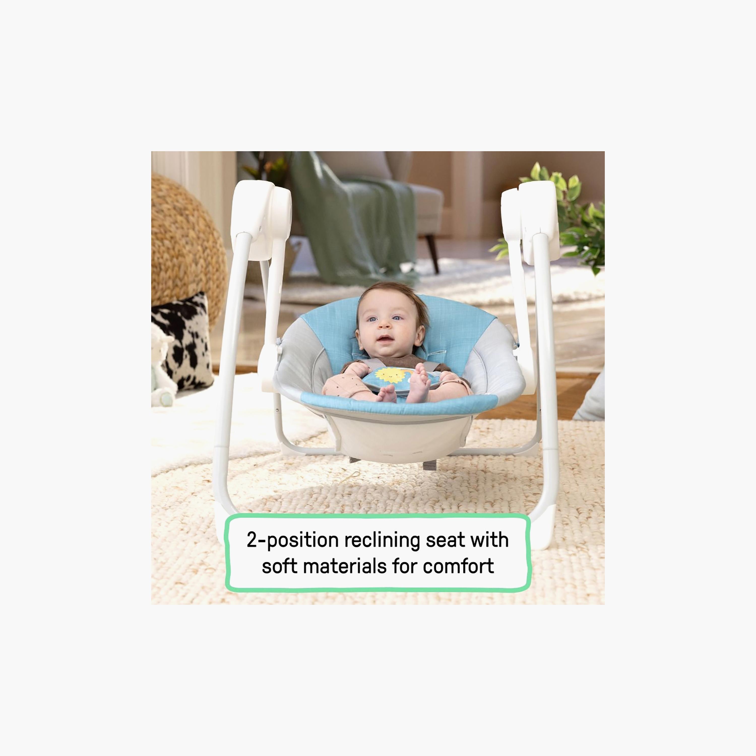 Ingenuity Sun Valley Canopy Portable Baby Swing - 0-9 Months-baby-infantactivity-swings-image-4