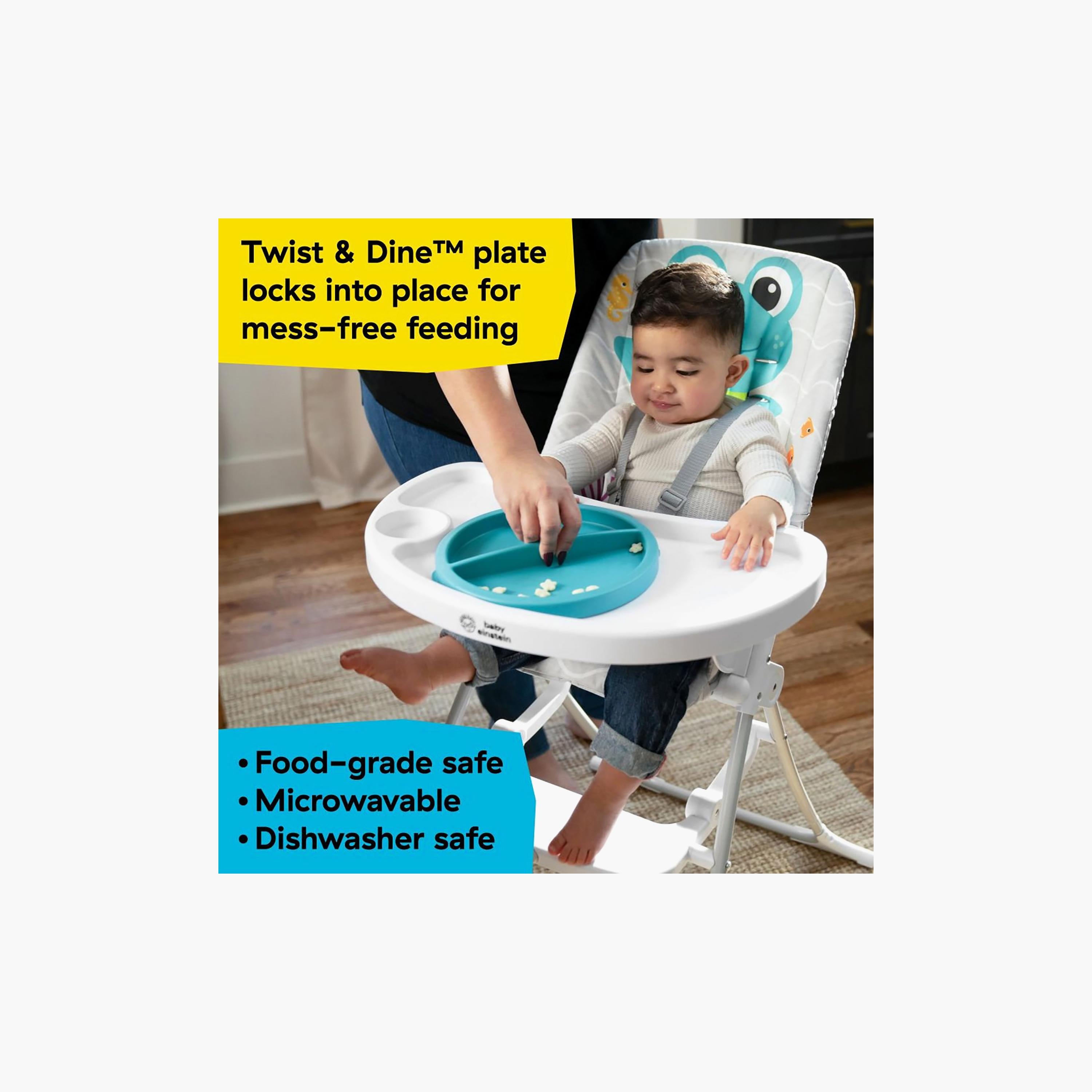 Baby Einstein Ocean Explorers Snack & Splash Compact Folding High Chair - 6-36 Months-baby-feeding-highchairsandboosters-image-3