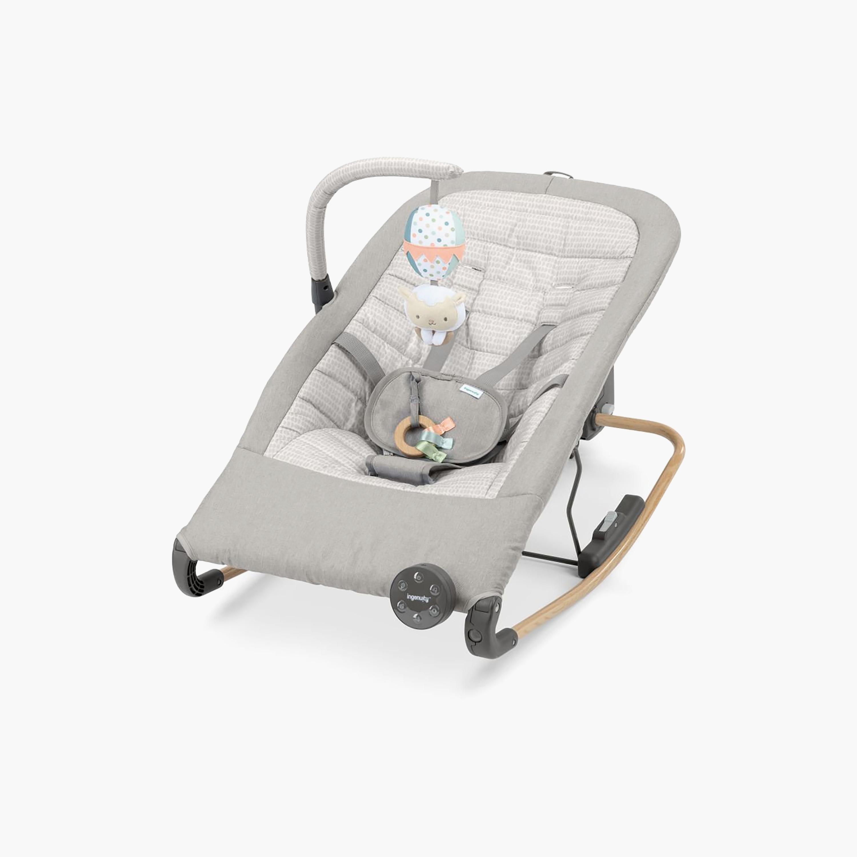 Ingenuity Keep InMotion Automatic Rocking Baby Seat - 0-6 Months-baby-infantactivity-playpensandplaymats-image-1