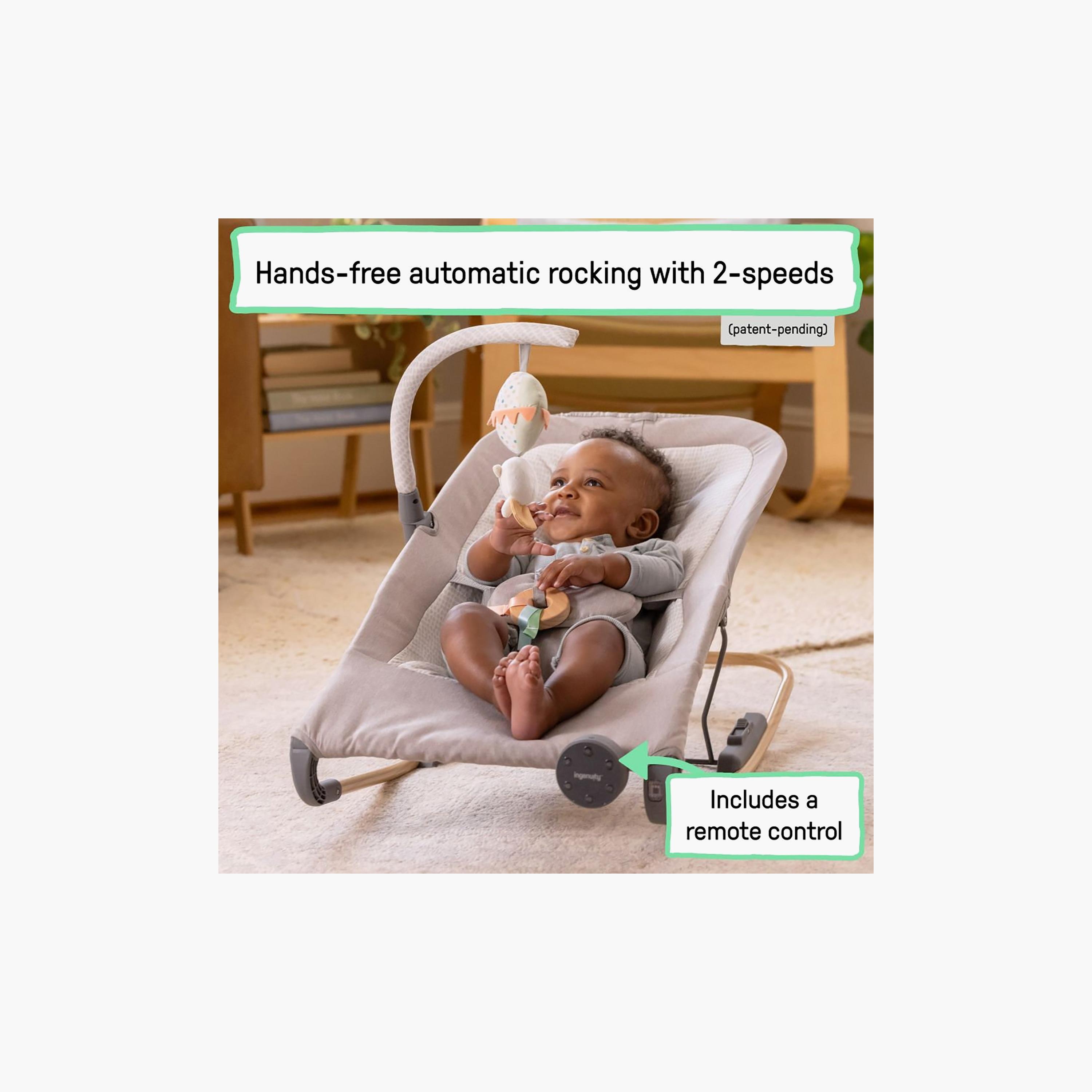 Ingenuity Keep InMotion Automatic Rocking Baby Seat - 0-6 Months-baby-infantactivity-playpensandplaymats-image-4