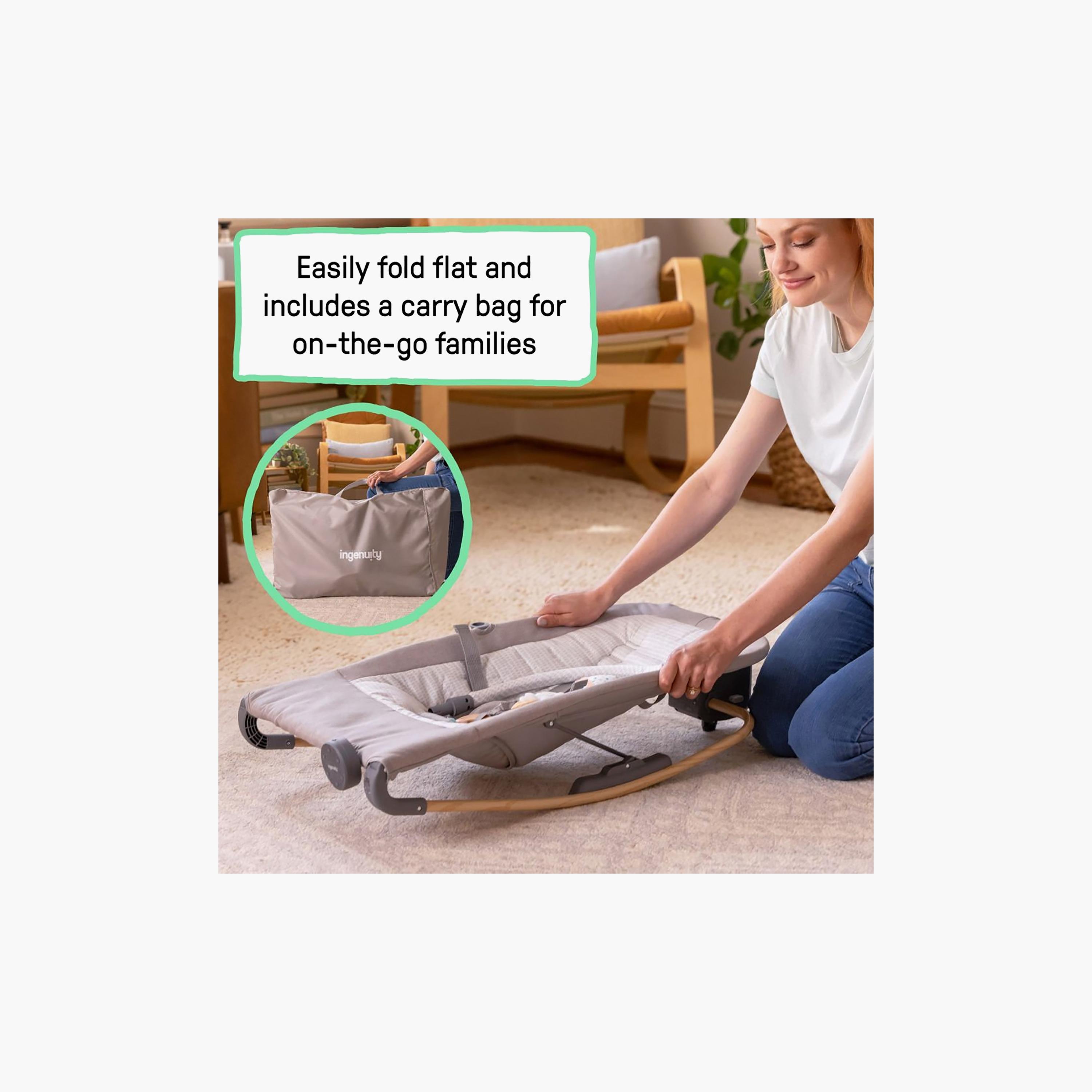 Ingenuity Keep InMotion Automatic Rocking Baby Seat - 0-6 Months-baby-infantactivity-playpensandplaymats-image-5
