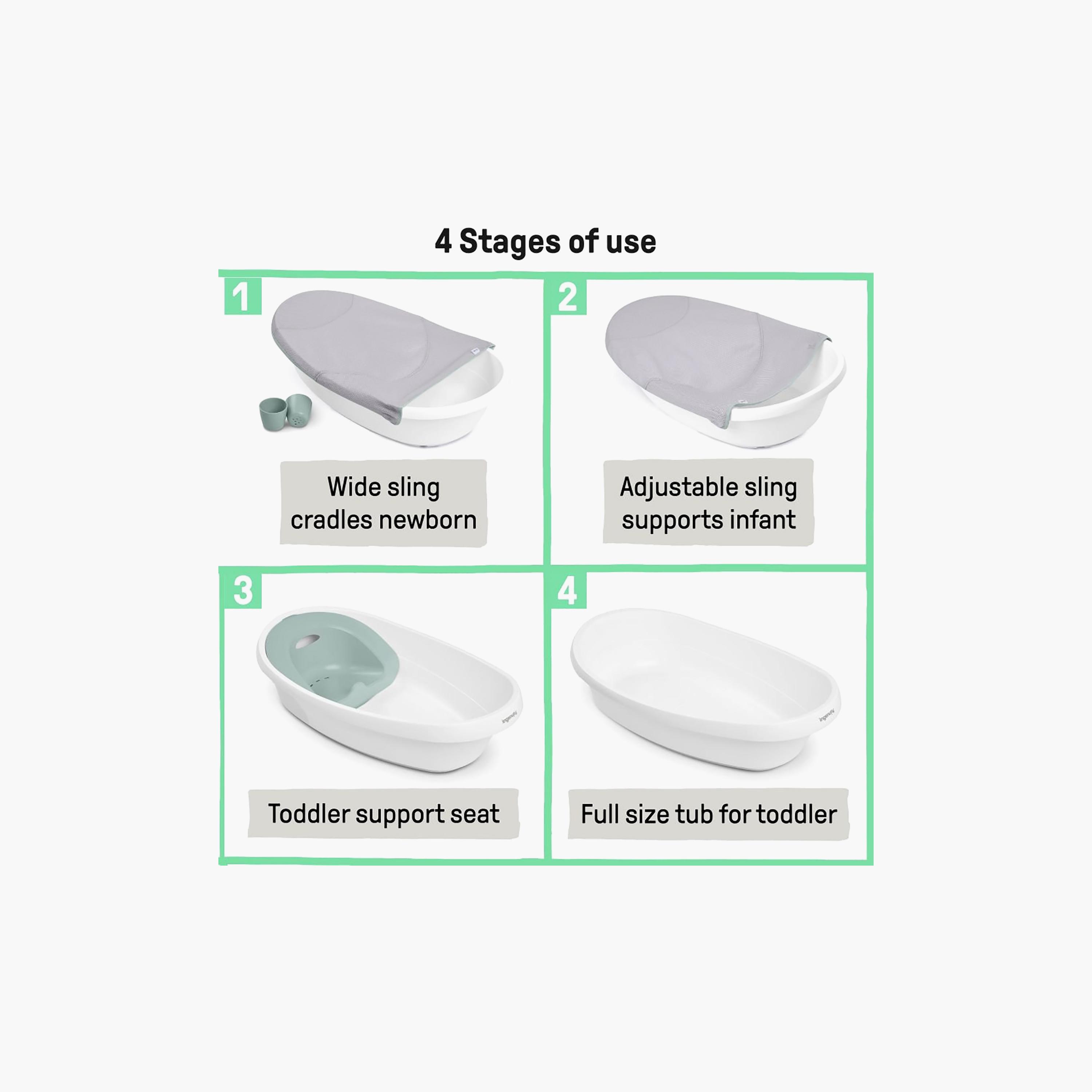 Ingenuity Room to Soak 4-in-1 Baby Bath Tub - 0-24 Months-baby-bathandcare-bathtubs-image-7