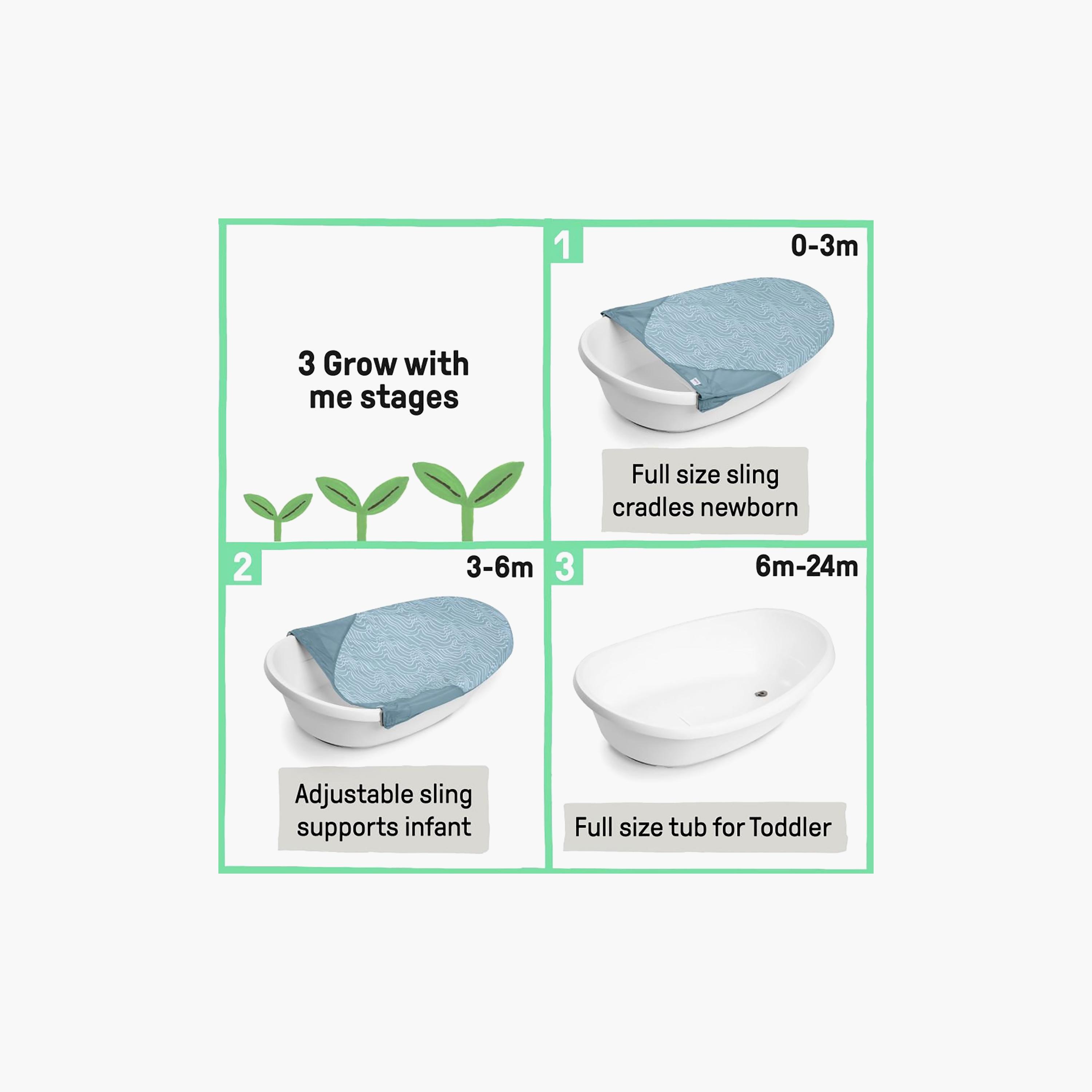 Ingenuity Full Comfort 3-in-1 Baby BathTub - 0-24 Months-baby-bathandcare-bathtubs-image-6