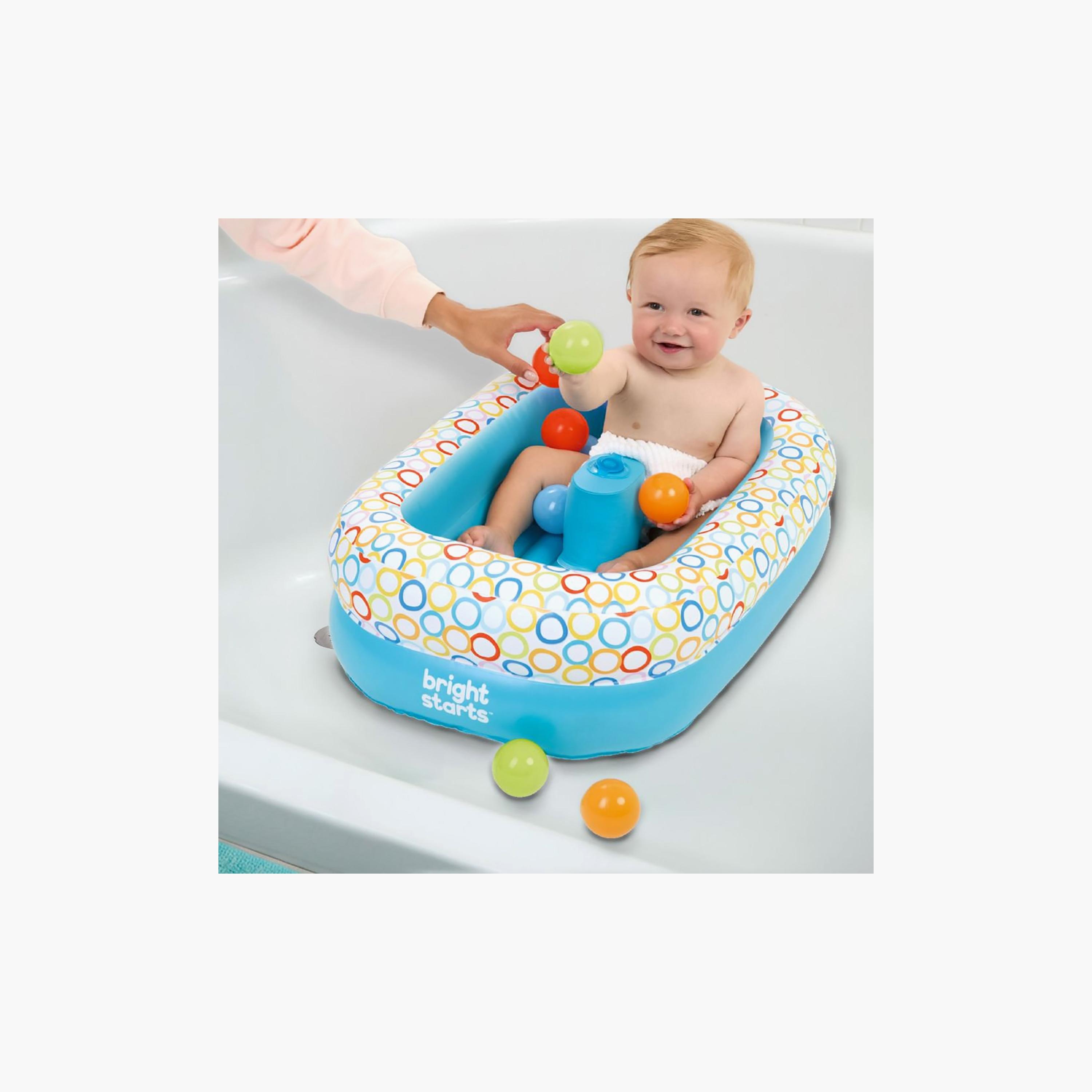 Bright Starts Bathe & Giggle 2-in-1 Baby Bath Tub and Ball Pit - 6-24 Months-baby-bathandcare-bathtubs-image-2