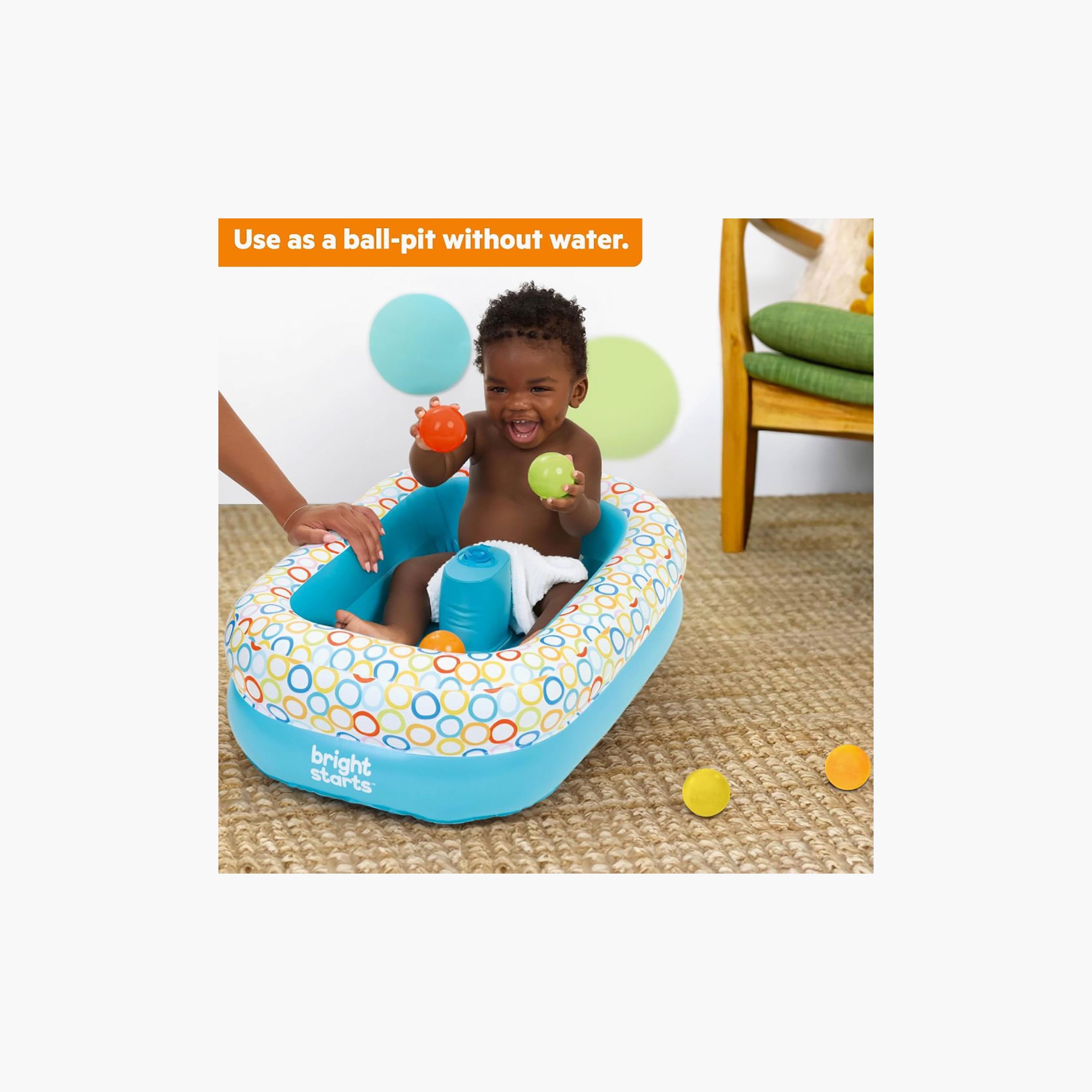 Bright Starts Bathe & Giggle 2-in-1 Baby Bath Tub and Ball Pit - 6-24 Months-baby-bathandcare-bathtubs-image-3