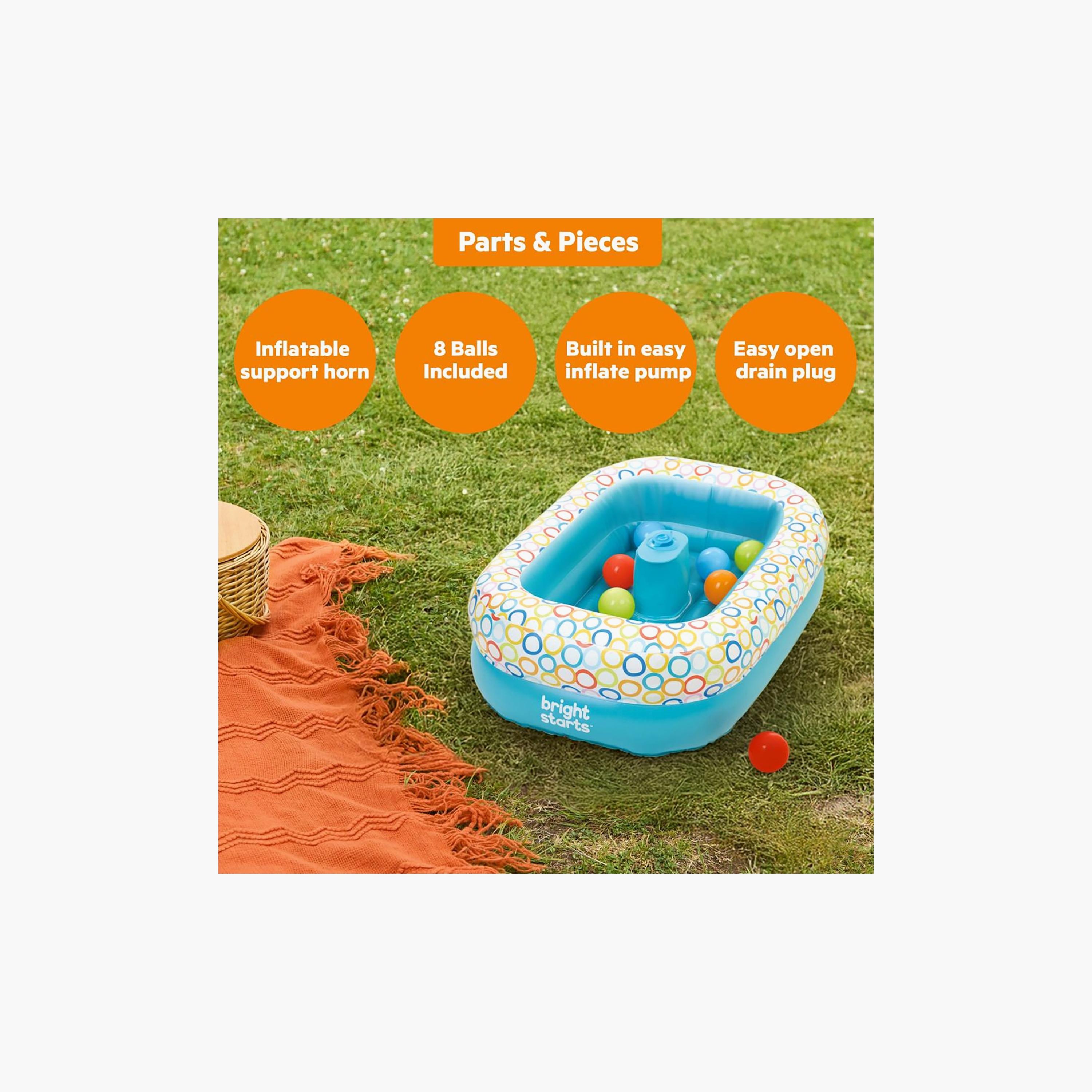 Bright Starts Bathe & Giggle 2-in-1 Baby Bath Tub and Ball Pit - 6-24 Months-baby-bathandcare-bathtubs-image-6