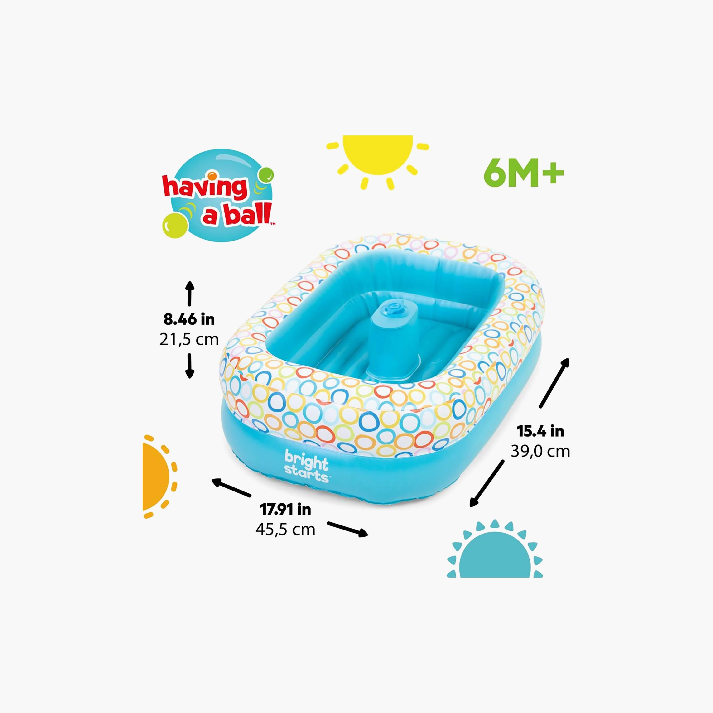 Bright Starts Bathe & Giggle 2-in-1 Baby Bath Tub and Ball Pit - 6-24 Months-baby-bathandcare-bathtubs-image-7