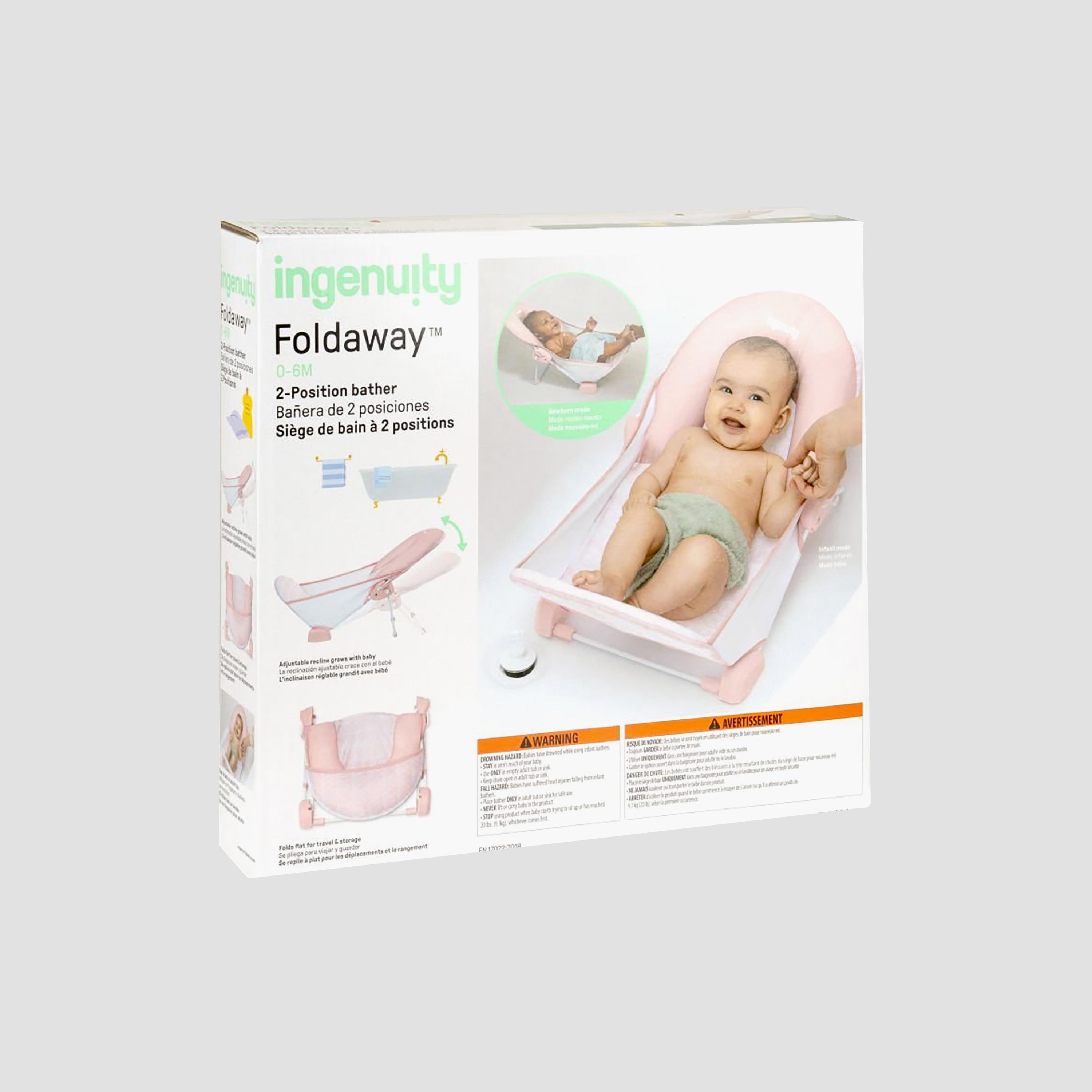 مقعد استحمام قابل للطي بوضعيتين لعمر 0-6 شهور من إنجينويتي-baby-bathandcare-bathtubs-image-9
