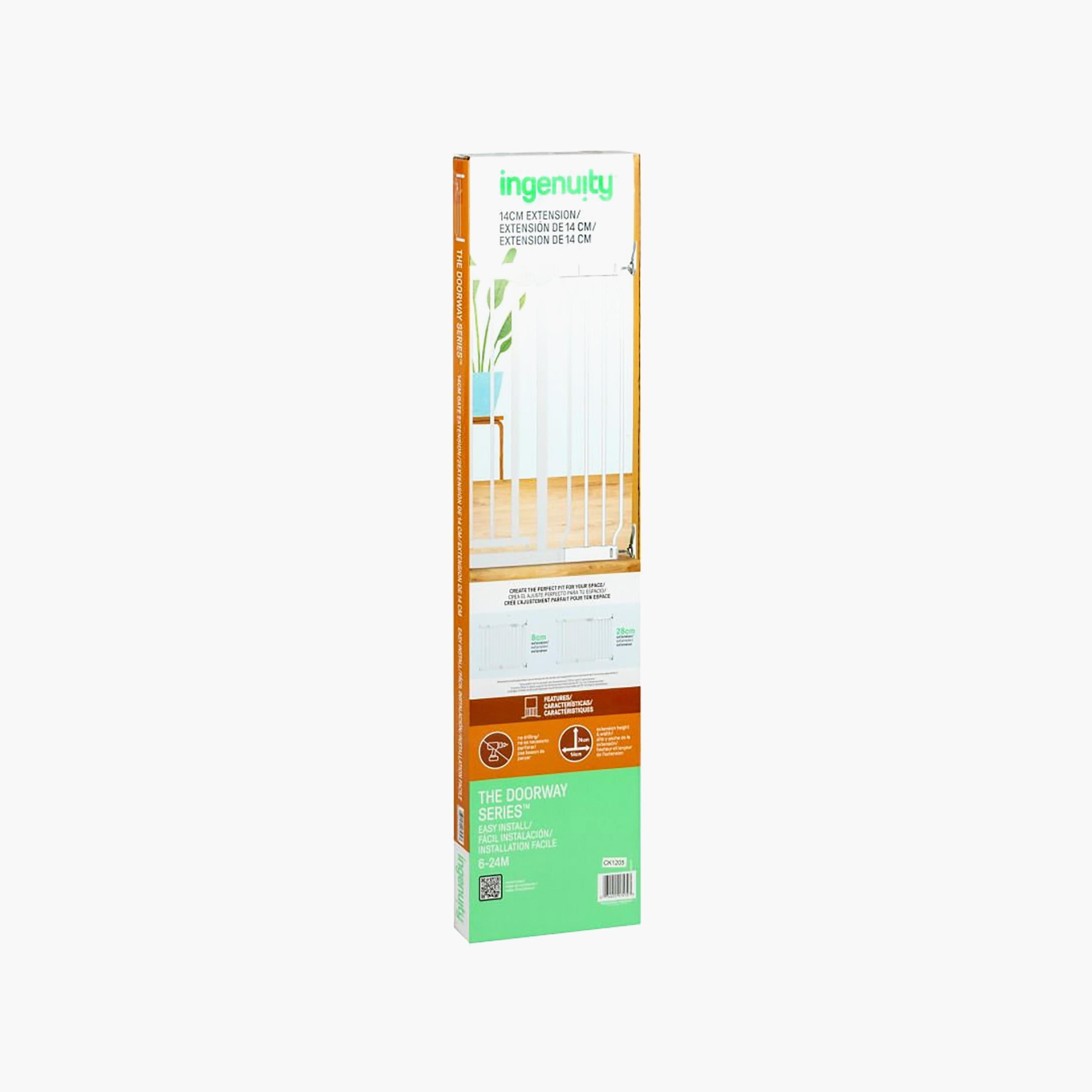 Ingenuity Doorway Series Gate Extension - 14 cm - 6-24 Months-baby-healthandsafety-babyproofing-image-8