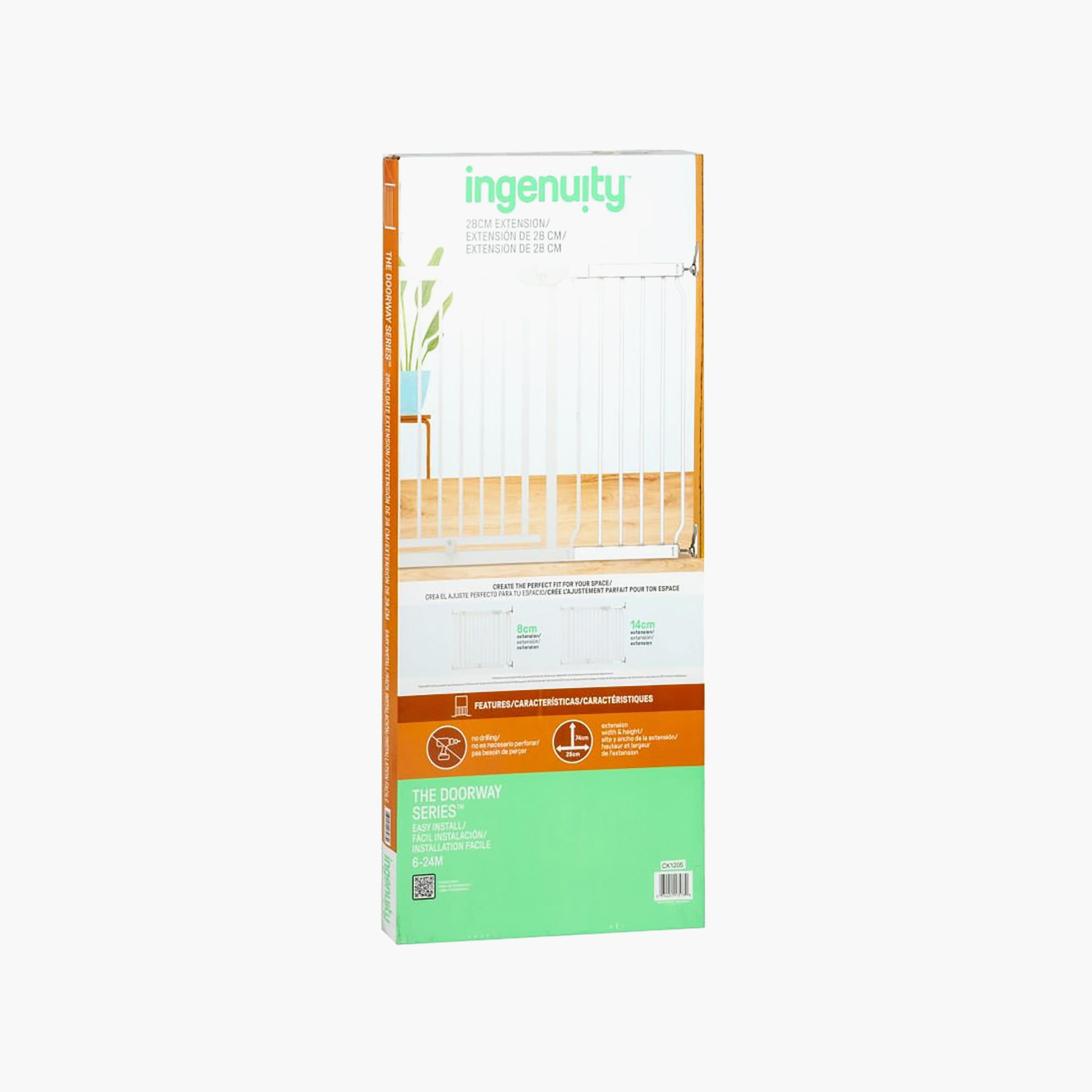 Ingenuity Doorway Series Gate Extension - 28 cm - 6-24 Months-baby-healthandsafety-babyproofing-image-8