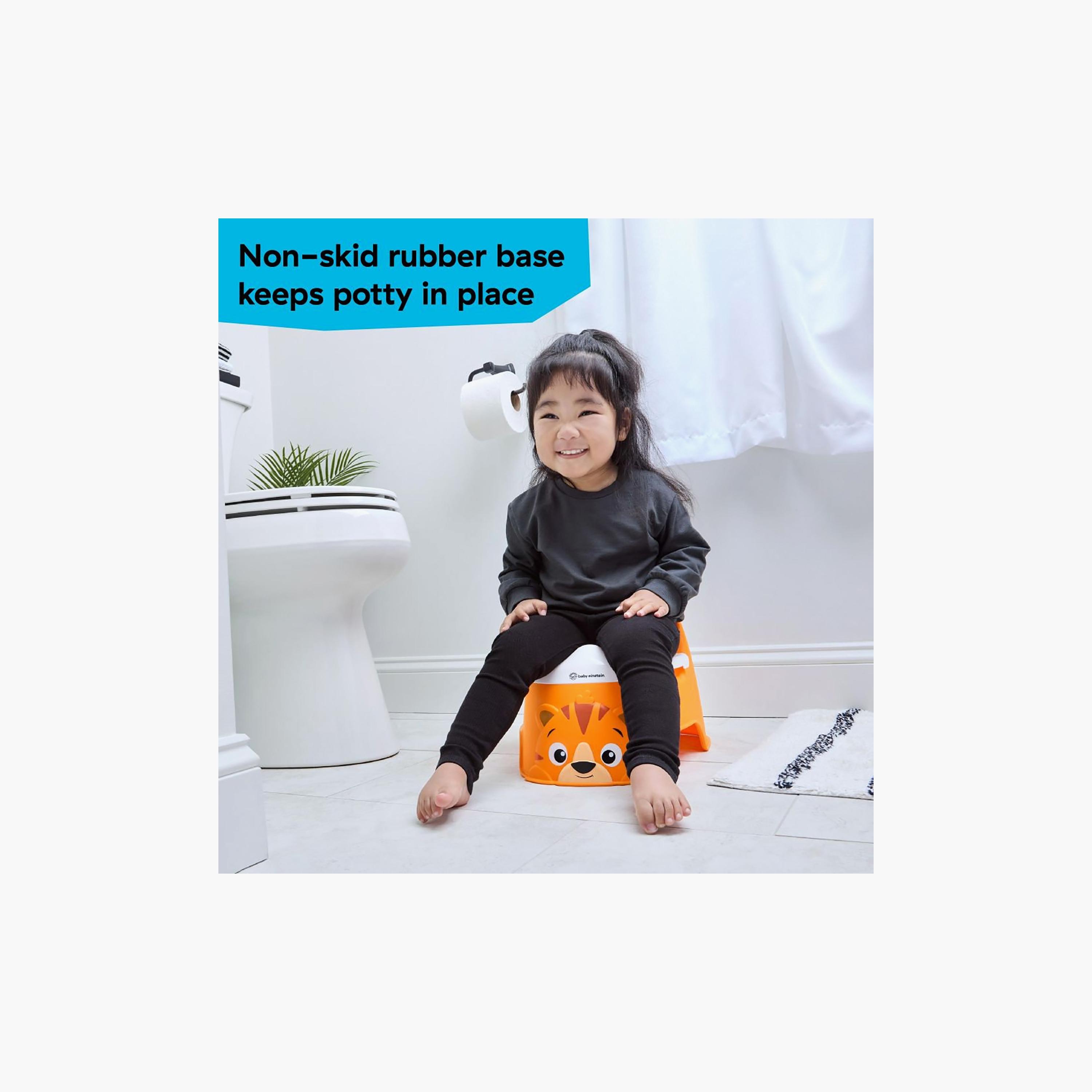 Baby Einstein Tinkle & Reveal Tiger Potty Floor Seat - 18-60 Months-baby-diapering-pottytraining-image-3