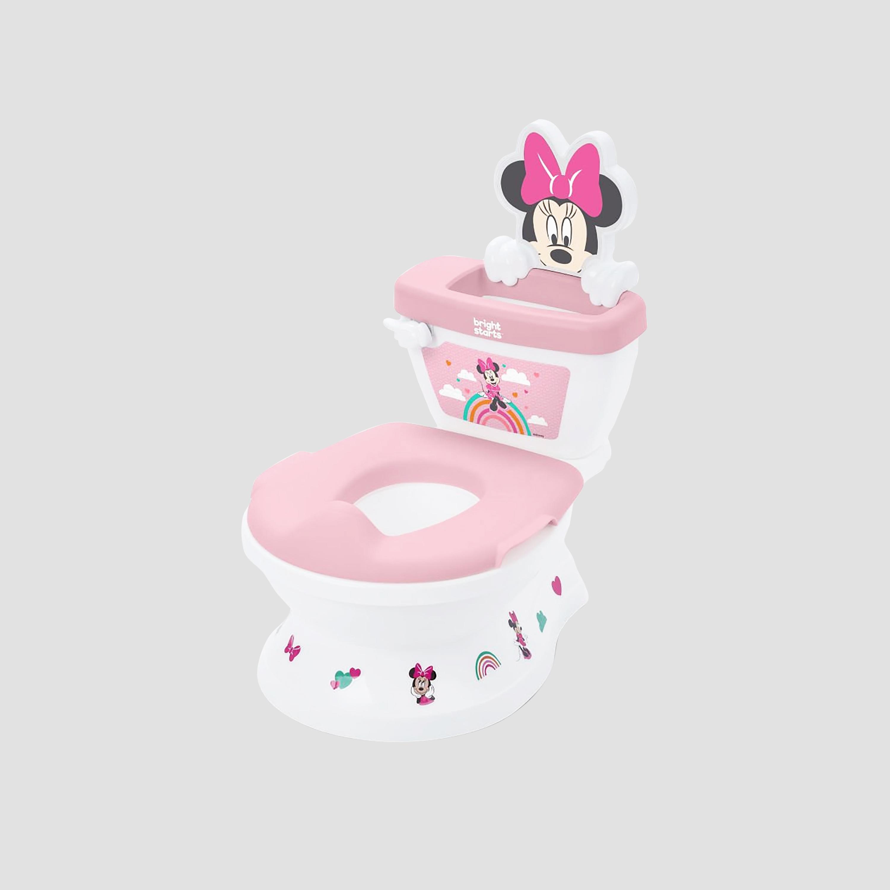 Bright Starts Minnie My Size Potty 2-In-1 System Floor & Toilet Seat - 18-48 Months-baby-diapering-pottytraining-image-1