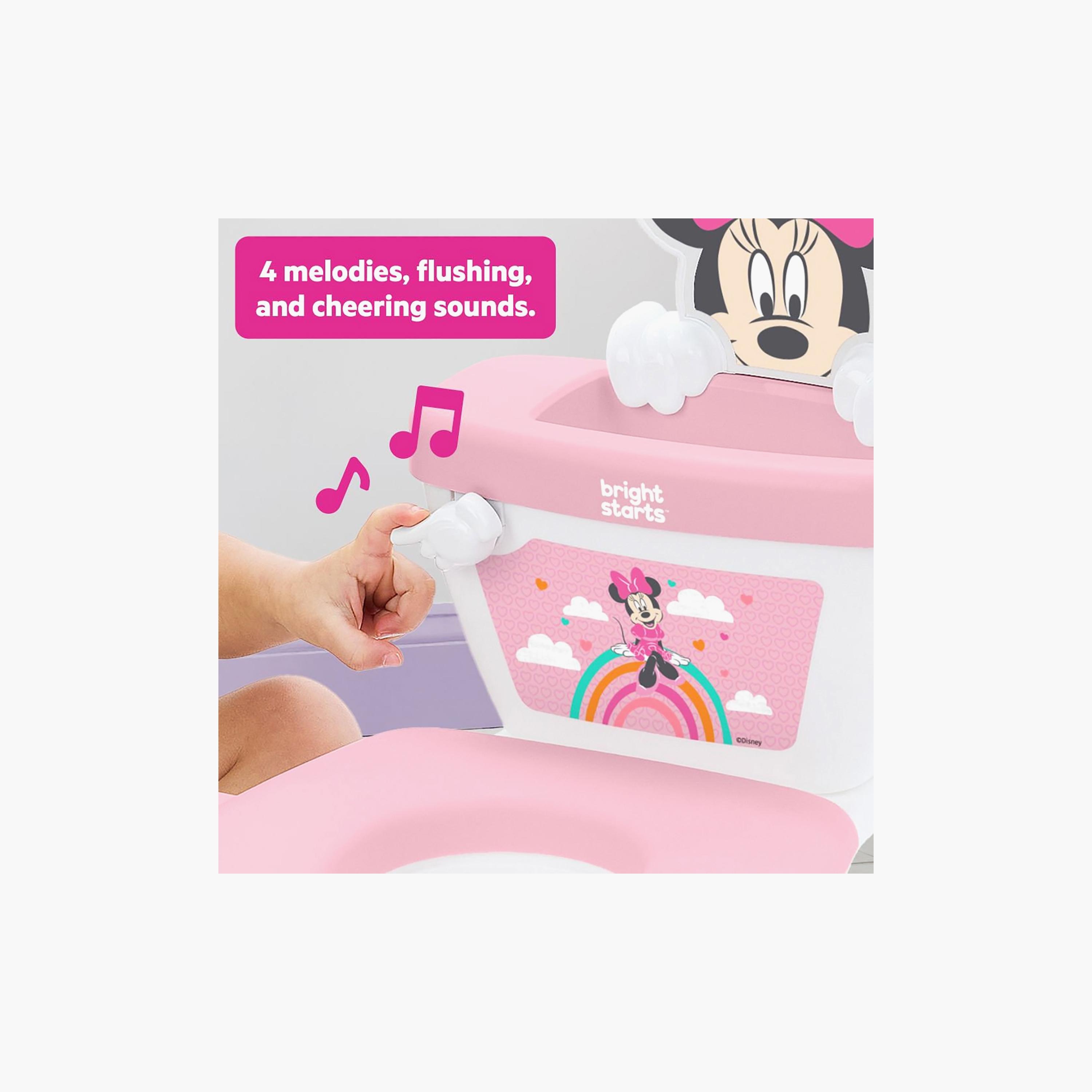 Bright Starts Minnie My Size Potty 2-In-1 System Floor & Toilet Seat - 18-48 Months-baby-diapering-pottytraining-image-4