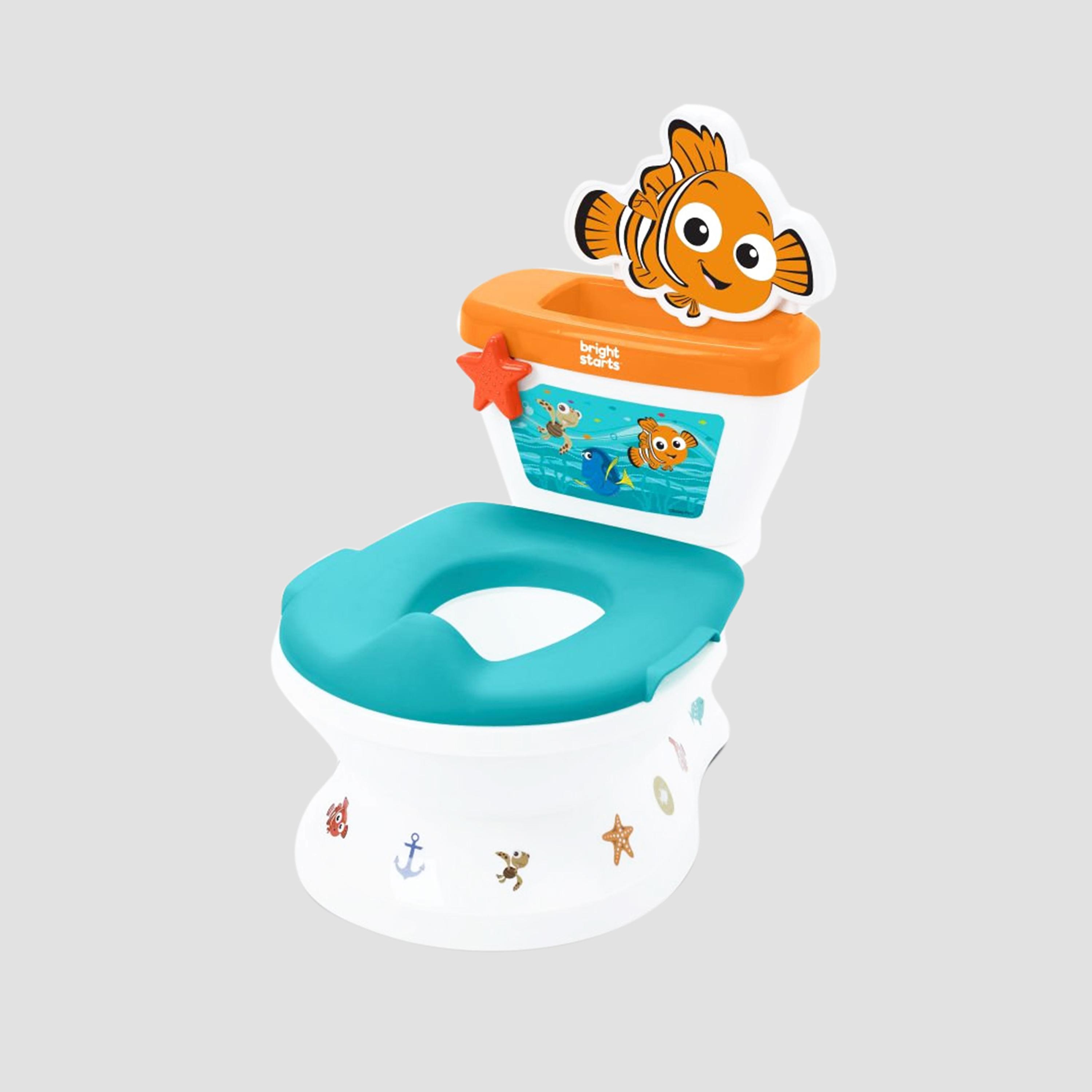 Bright Starts Nemo My Size Potty 2-In-1 System Floor & Toilet Seat - 18-48 Months-baby-diapering-pottytraining-image-1