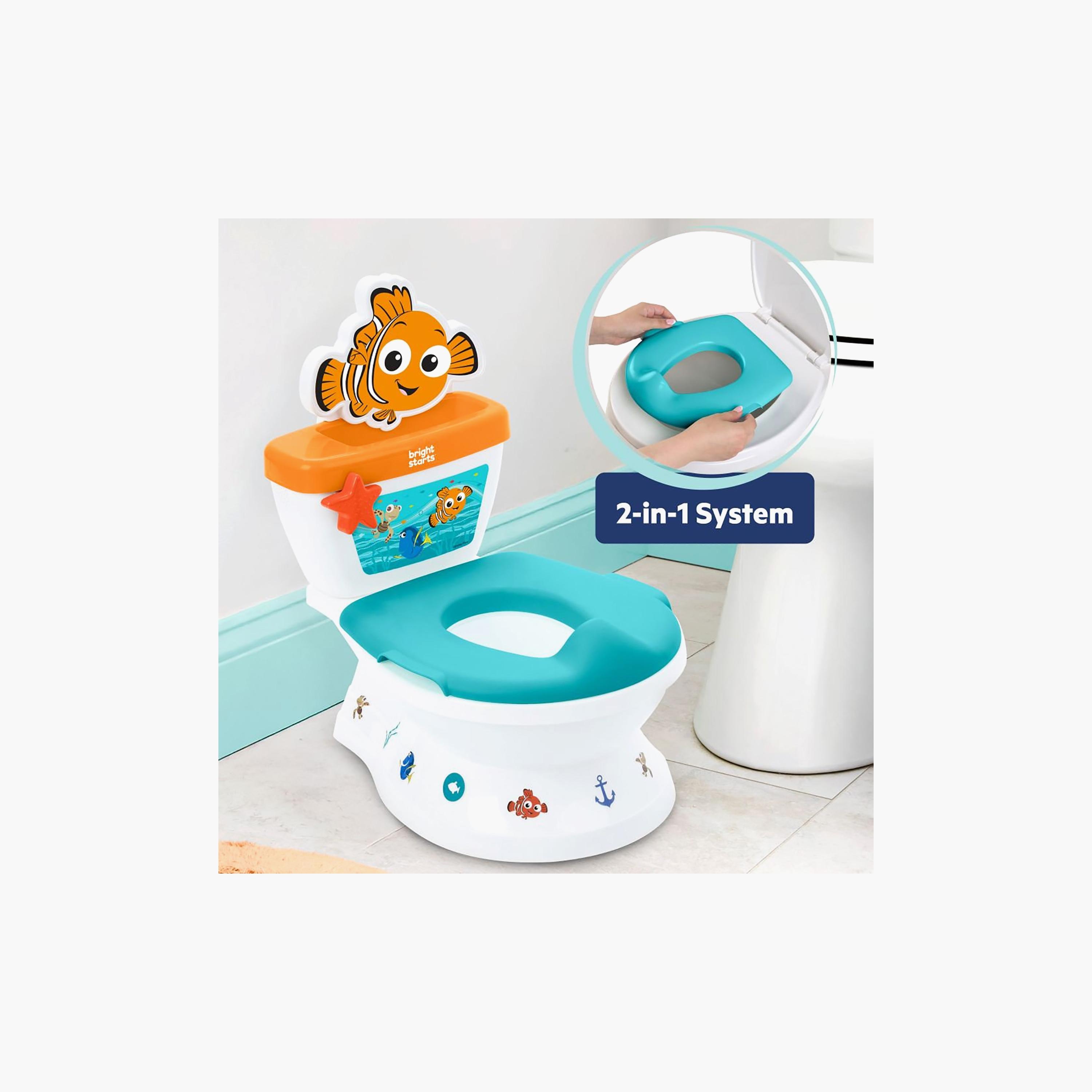 Bright Starts Nemo My Size Potty 2-In-1 System Floor & Toilet Seat - 18-48 Months-baby-diapering-pottytraining-image-3