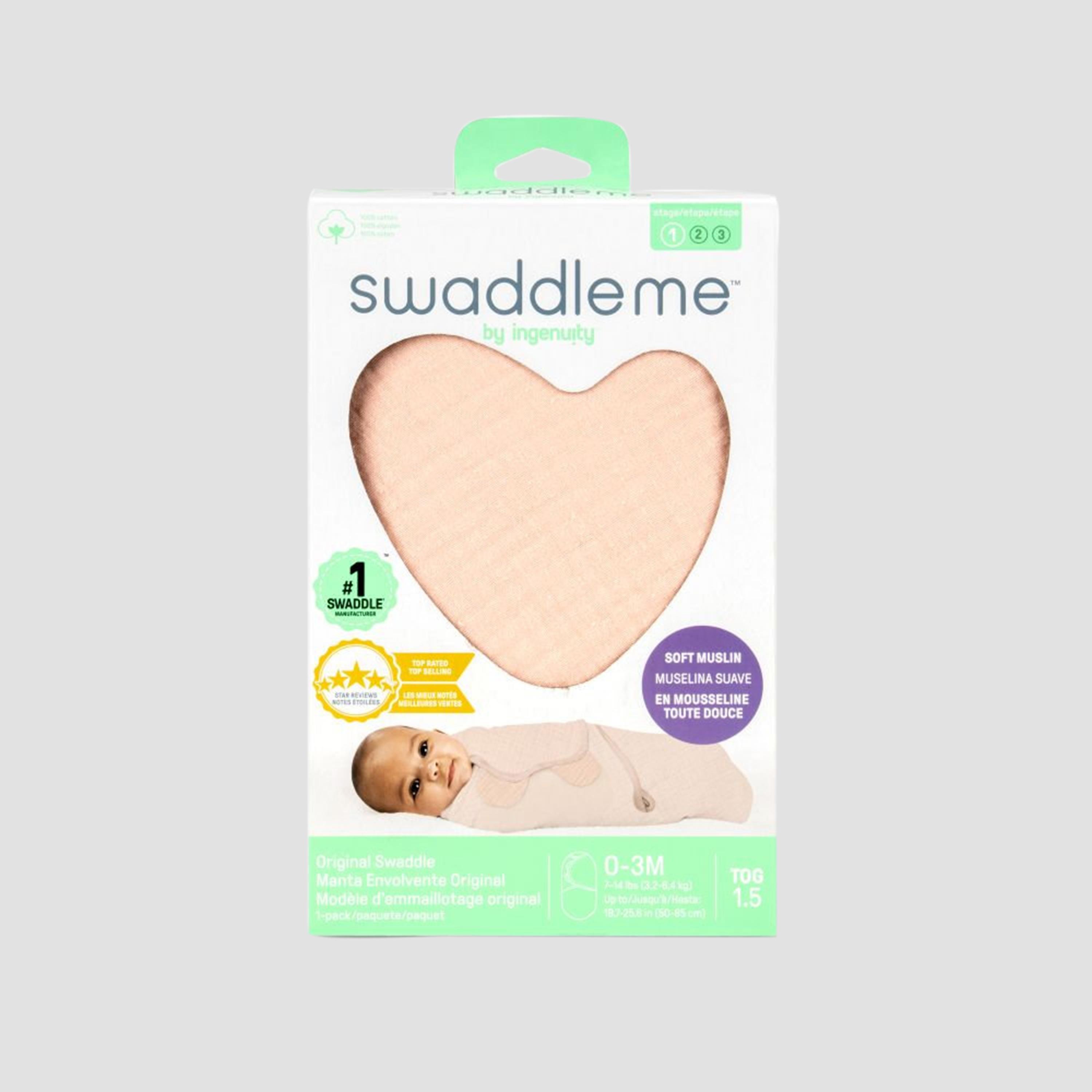قماط سوادل مي (1.5 توغ) قماش موسلين الأصلي لعمر 0-3 أشهر من إنجينويتي-baby-nursery-blanketsandswaddles-swaddlesandsleepingbags-image-2