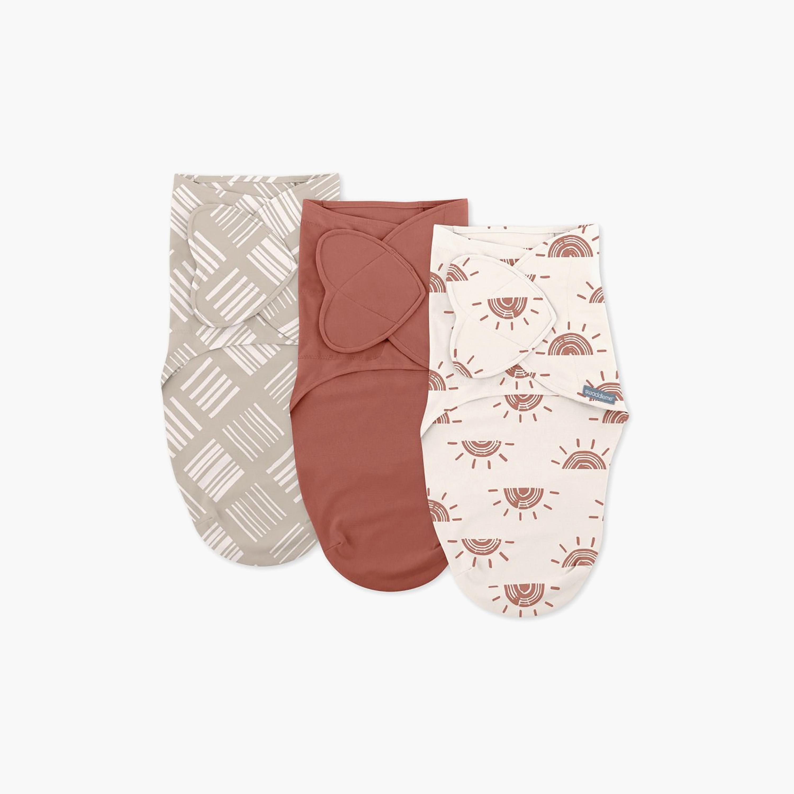 Ingenuity 3-Piece SwaddleMe 1.0 TOG Swaddle - Rising Sun - 0-3 Months-baby-nursery-blanketsandswaddles-swaddlesandsleepingbags-image-1