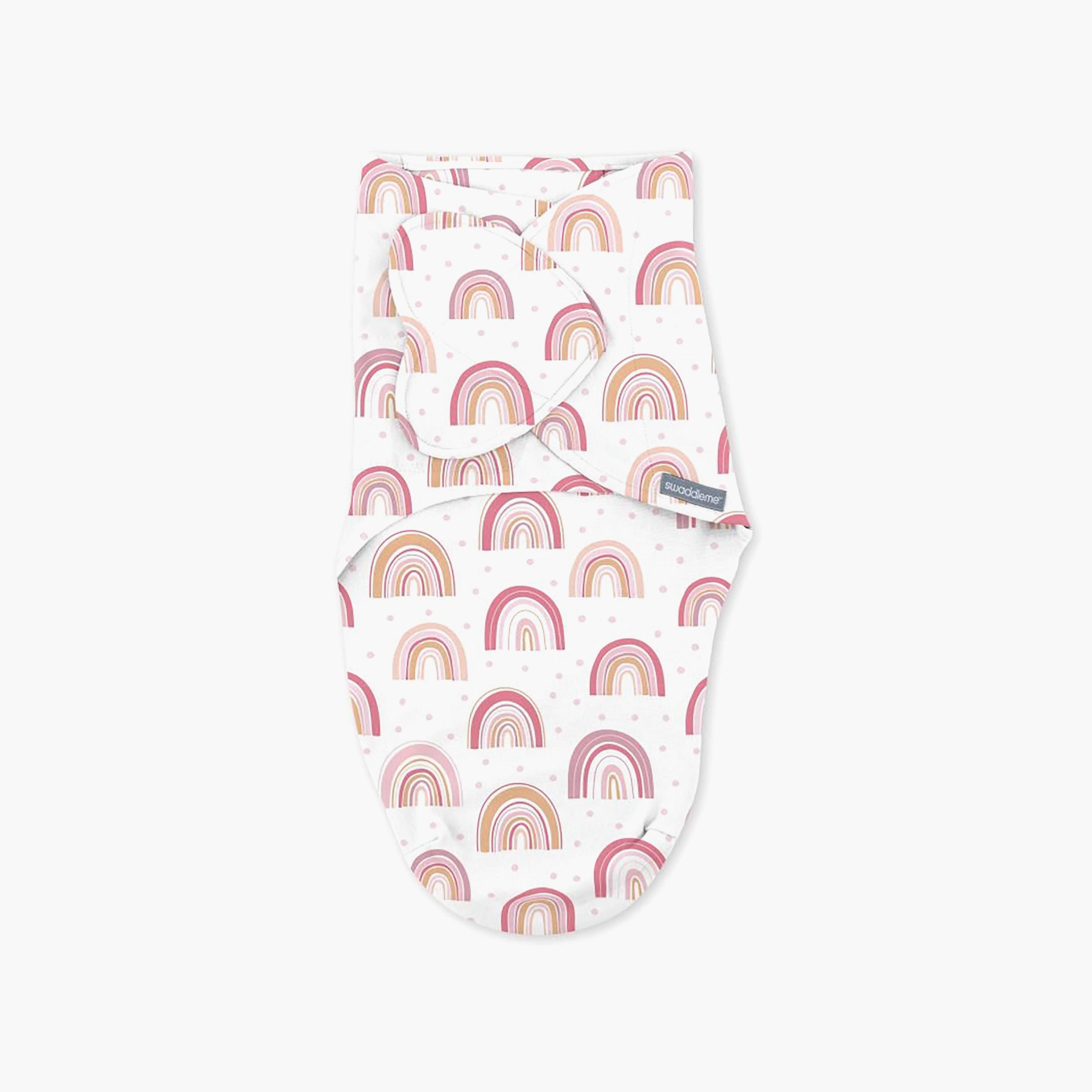 طقم قماط 3 قطع سوادل مي (1.0 توغ) بتصميم قوس قزح لعمر 0-3 أشهر من إنجينويتي-baby-nursery-blanketsandswaddles-swaddlesandsleepingbags-image-2