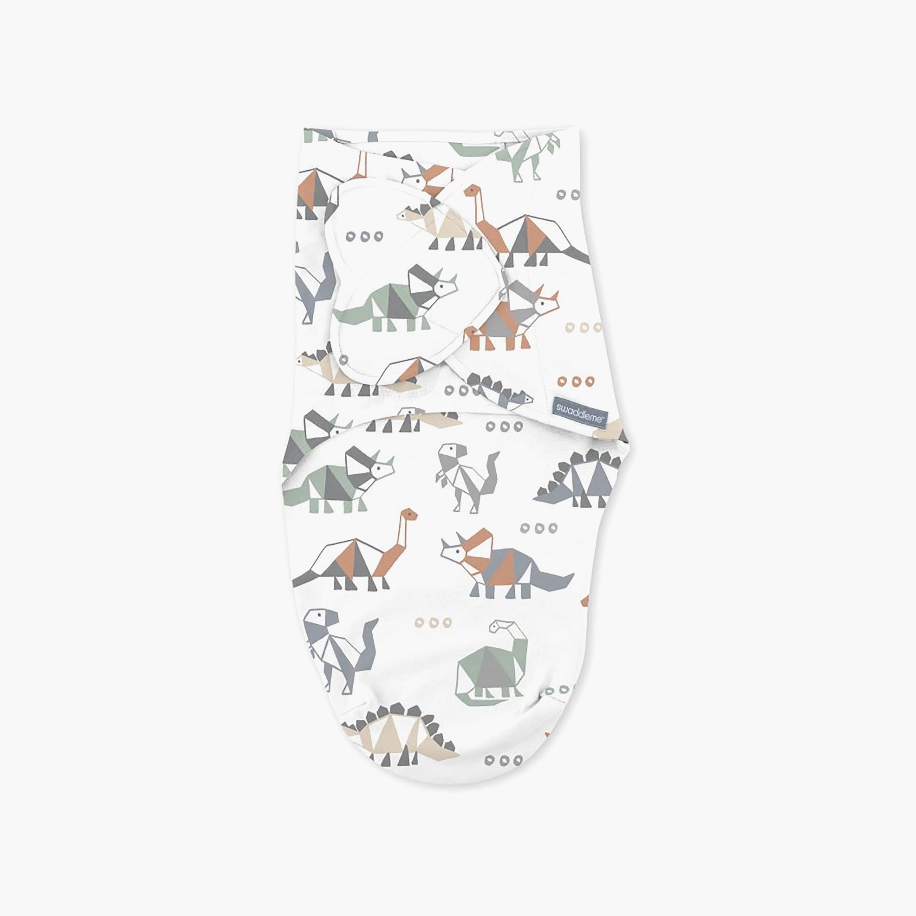 Ingenuity 3-Piece SwaddleMe Swaddle - Dino Mite - 0-3 Months-baby-nursery-blanketsandswaddles-swaddlesandsleepingbags-image-2