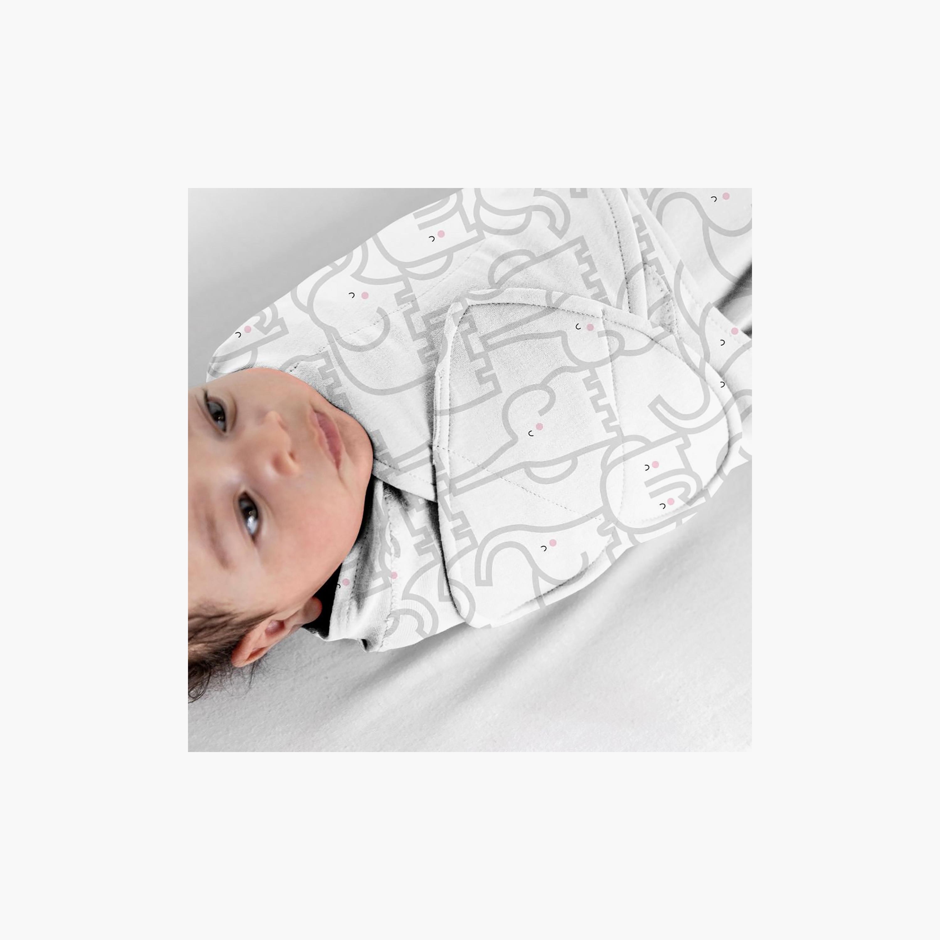 Ingenuity 3-Piece SwaddleMe Swaddle - Monogram - 0-3 Months-baby-nursery-blanketsandswaddles-swaddlesandsleepingbags-image-2