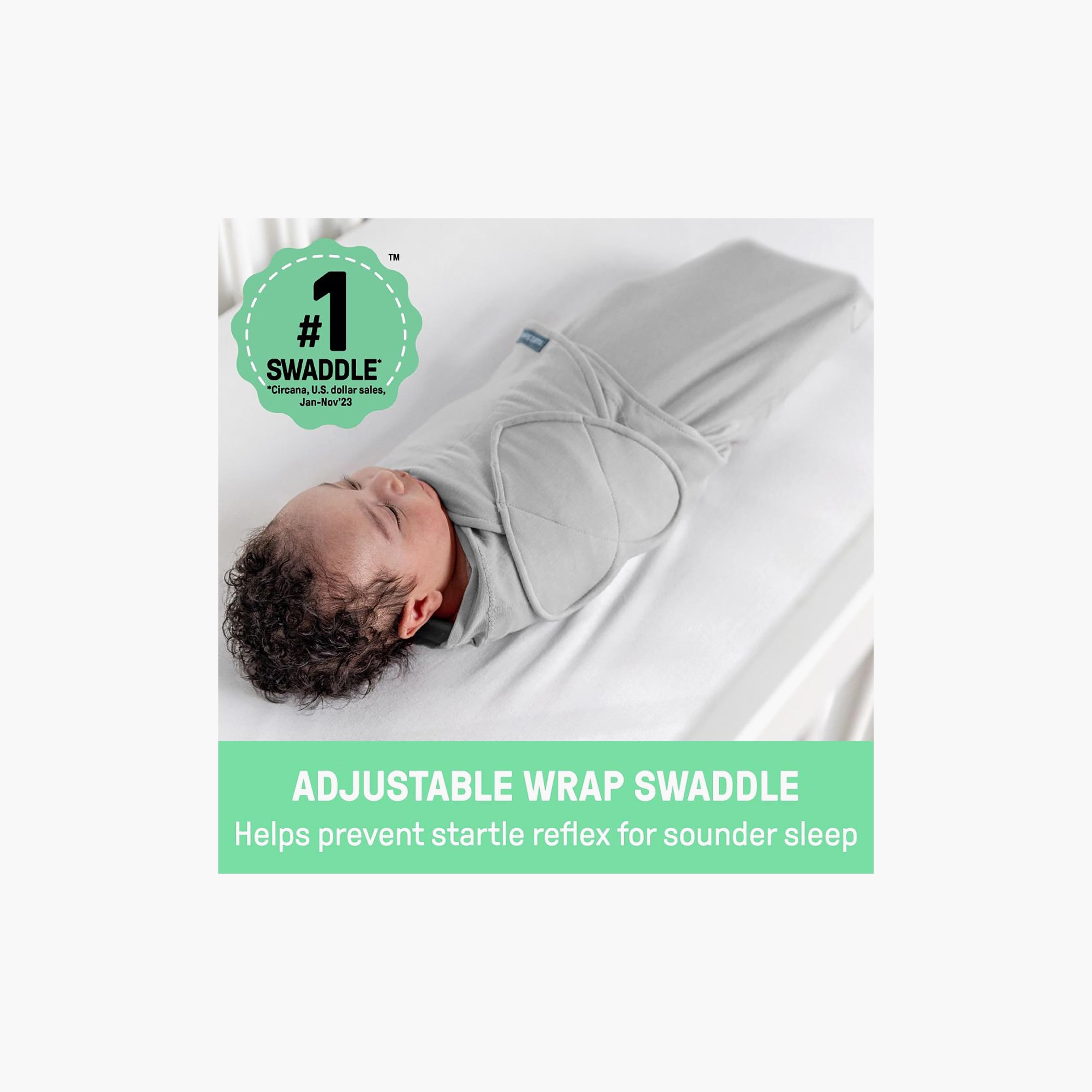Ingenuity 3-Piece SwaddleMe Swaddle - Monogram - 0-3 Months-baby-nursery-blanketsandswaddles-swaddlesandsleepingbags-image-6