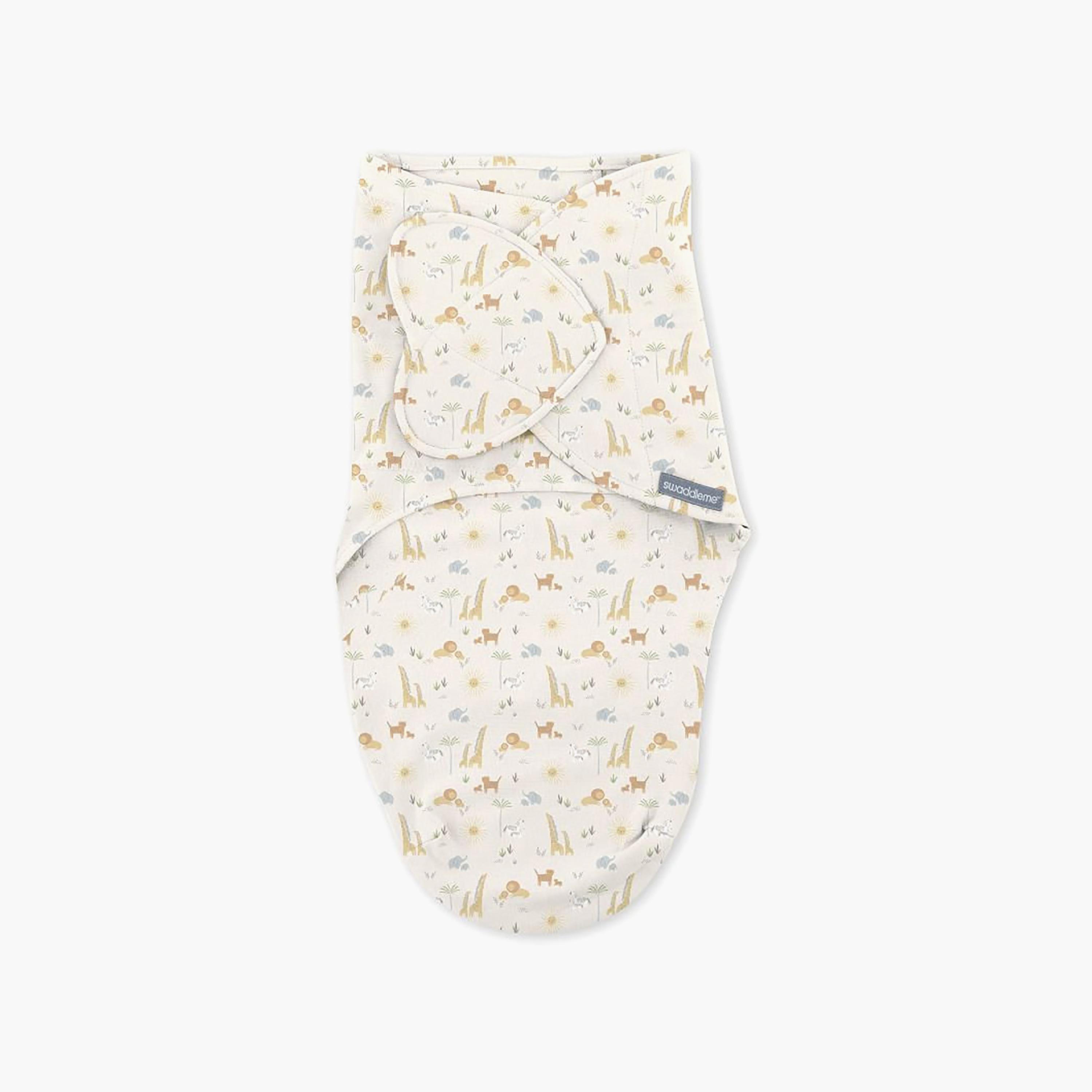 Ingenuity 3-Piece SwaddleMe Swaddle - Safari - 0-3 Months-baby-nursery-blanketsandswaddles-swaddlesandsleepingbags-image-3