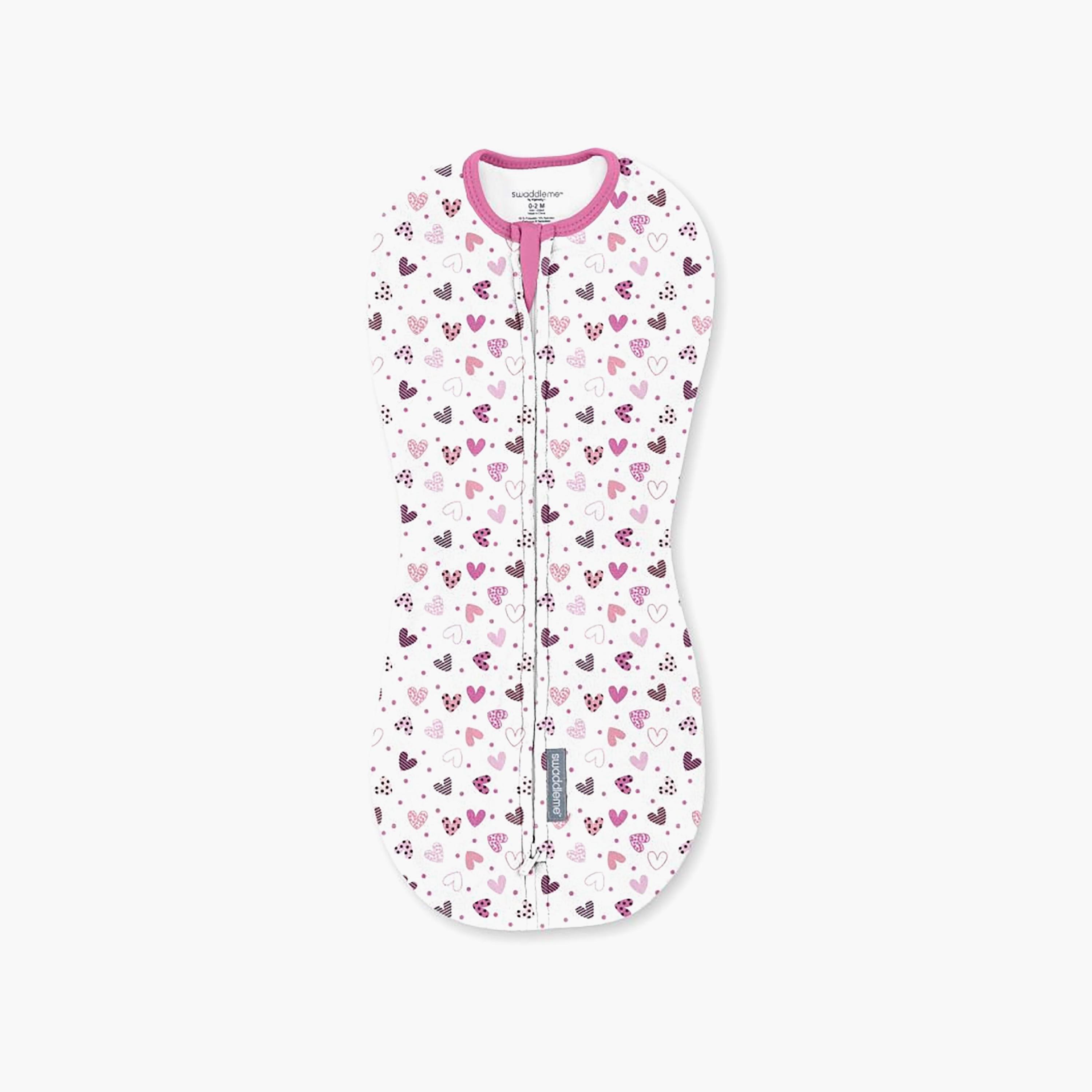 Ingenuity 2-Piece SwaddleMe 1.0 TOG Pod Swaddle - I Heart You - 0-2 Months-baby-nursery-blanketsandswaddles-swaddlesandsleepingbags-image-2