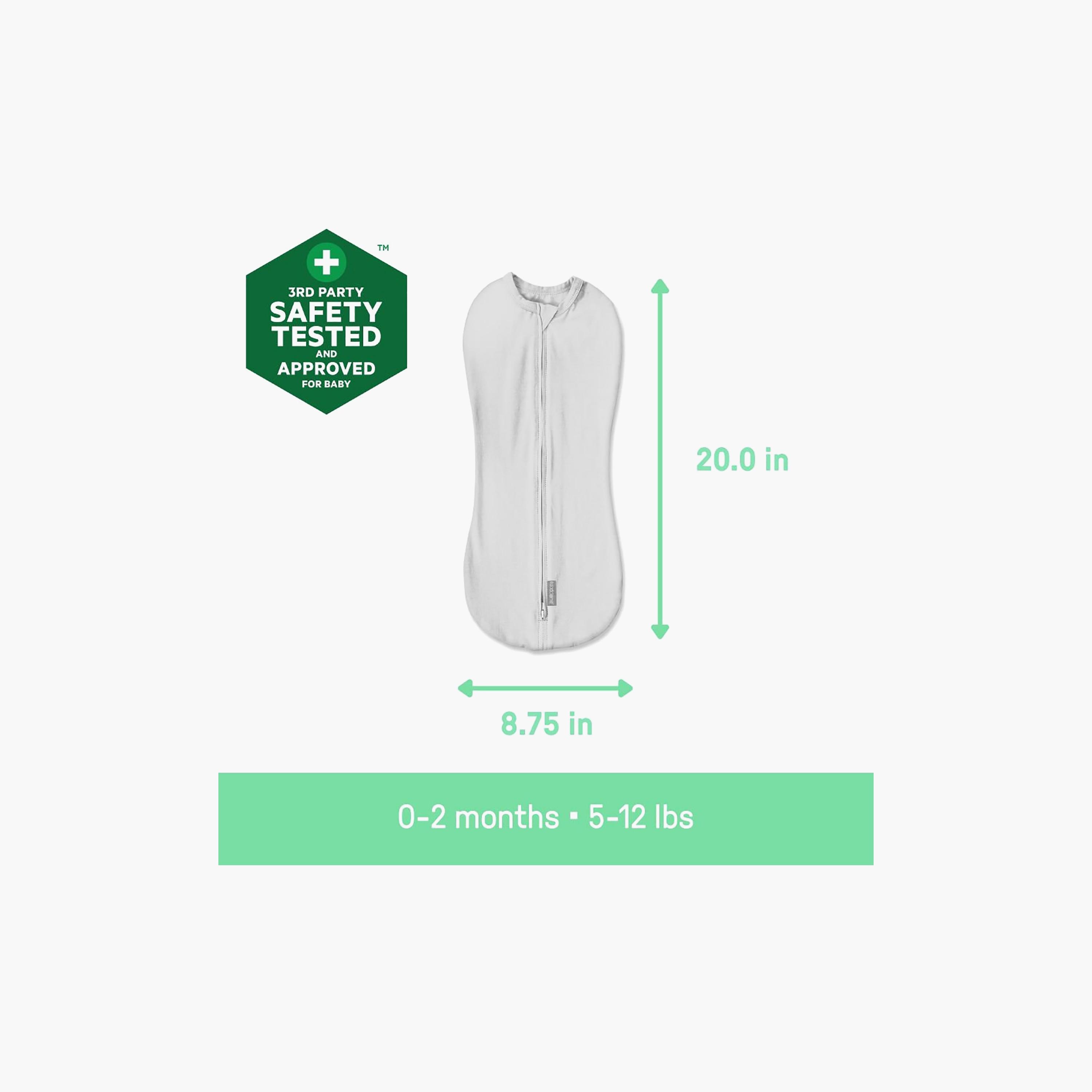 Ingenuity 2-Piece SwaddleMe 1.0 TOG Pod Swaddle - I Heart You - 0-2 Months-baby-nursery-blanketsandswaddles-swaddlesandsleepingbags-image-7