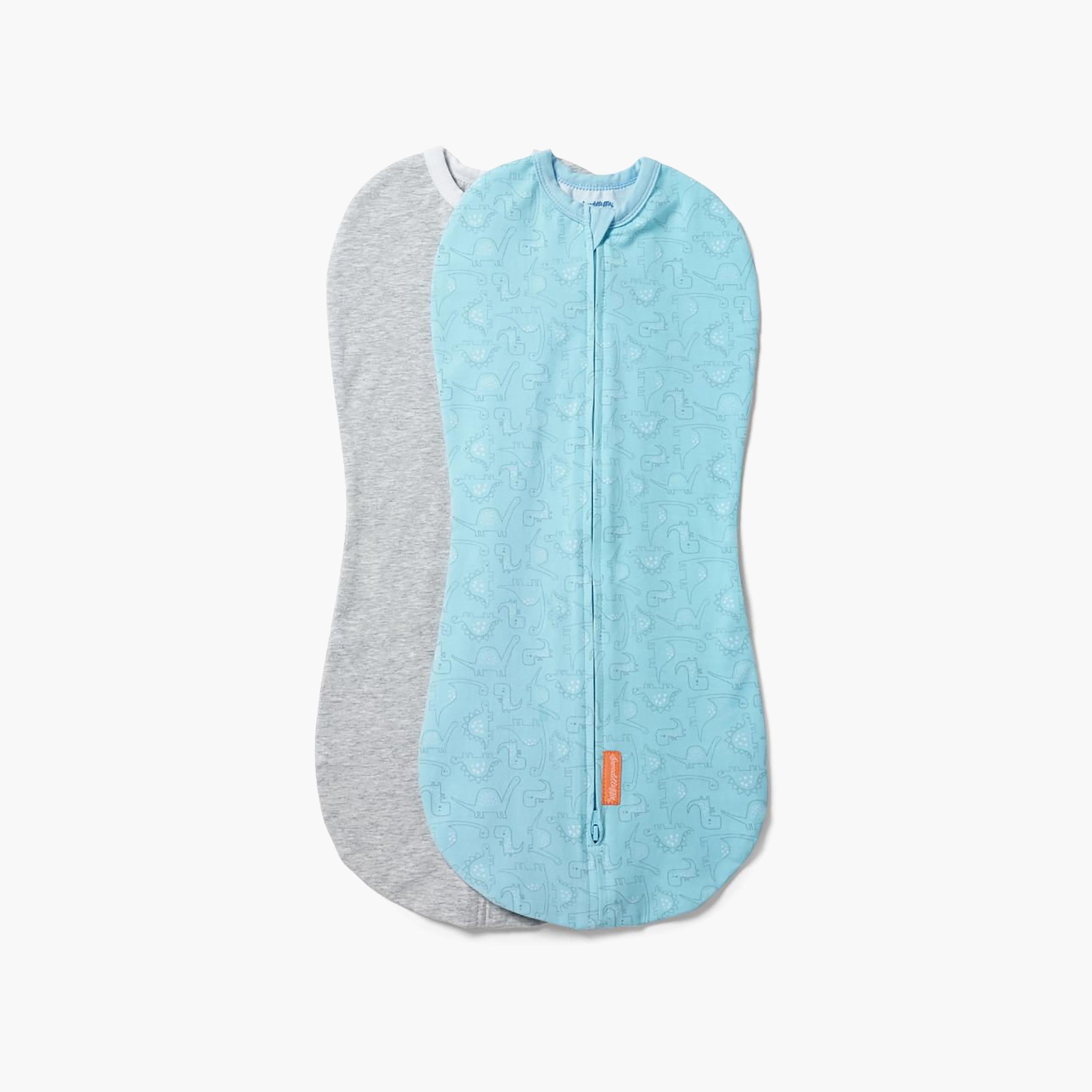 Ingenuity 2-Piece SwaddleMe 1.0 TOG Pod Swaddle - Dino Jam - 0-2 Months-baby-nursery-blanketsandswaddles-swaddlesandsleepingbags-image-1