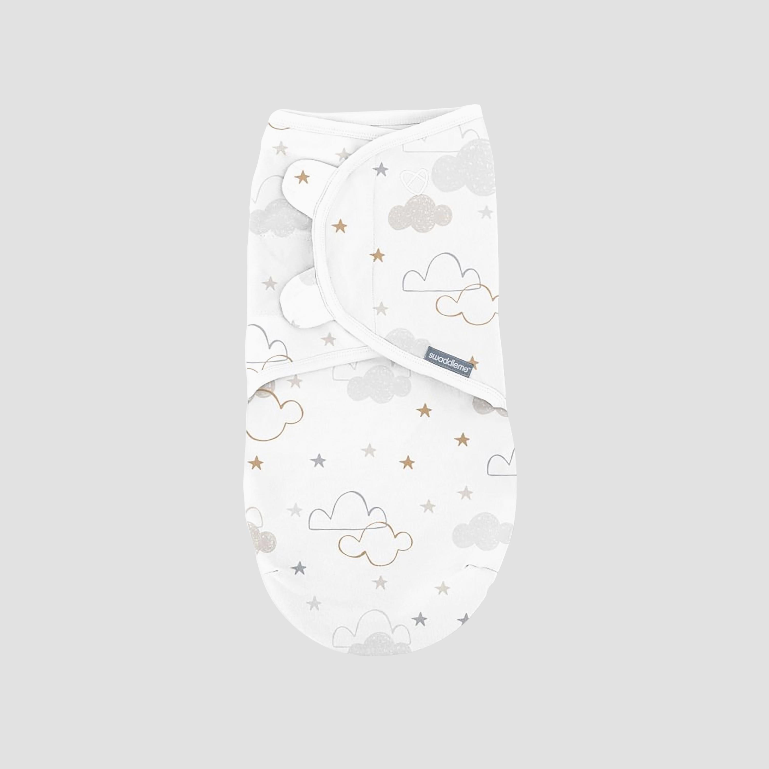 طقم قماط قطعتين (1.0 توغ) بتصميم فضاء وسحب لعمر 0-3 أشهر من إنجينويتي-baby-nursery-blanketsandswaddles-swaddlesandsleepingbags-image-2