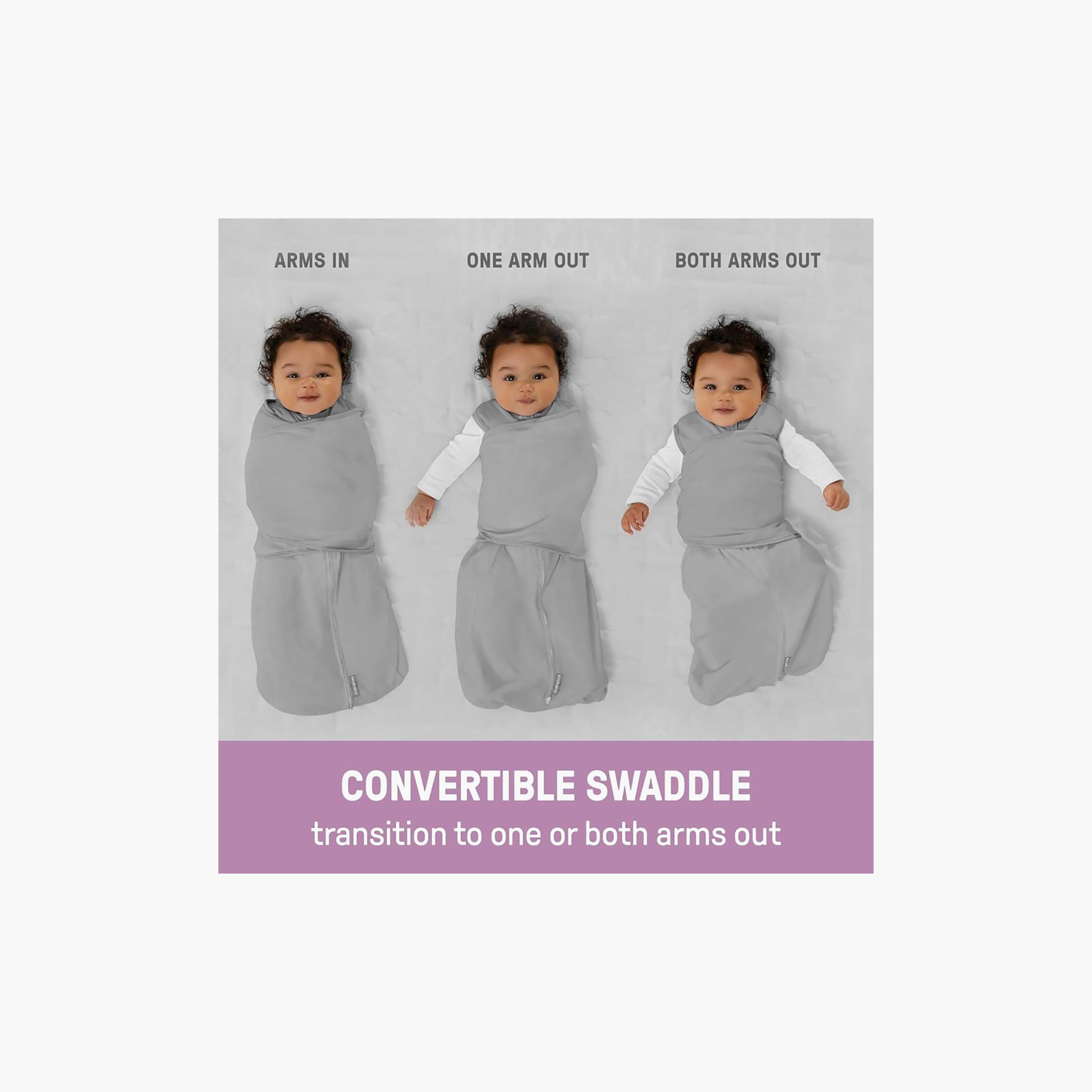 Ingenuity SwaddleMe Arms Free Swaddle - Dashed Lines - 0-3 Months-baby-nursery-blanketsandswaddles-swaddlesandsleepingbags-image-3