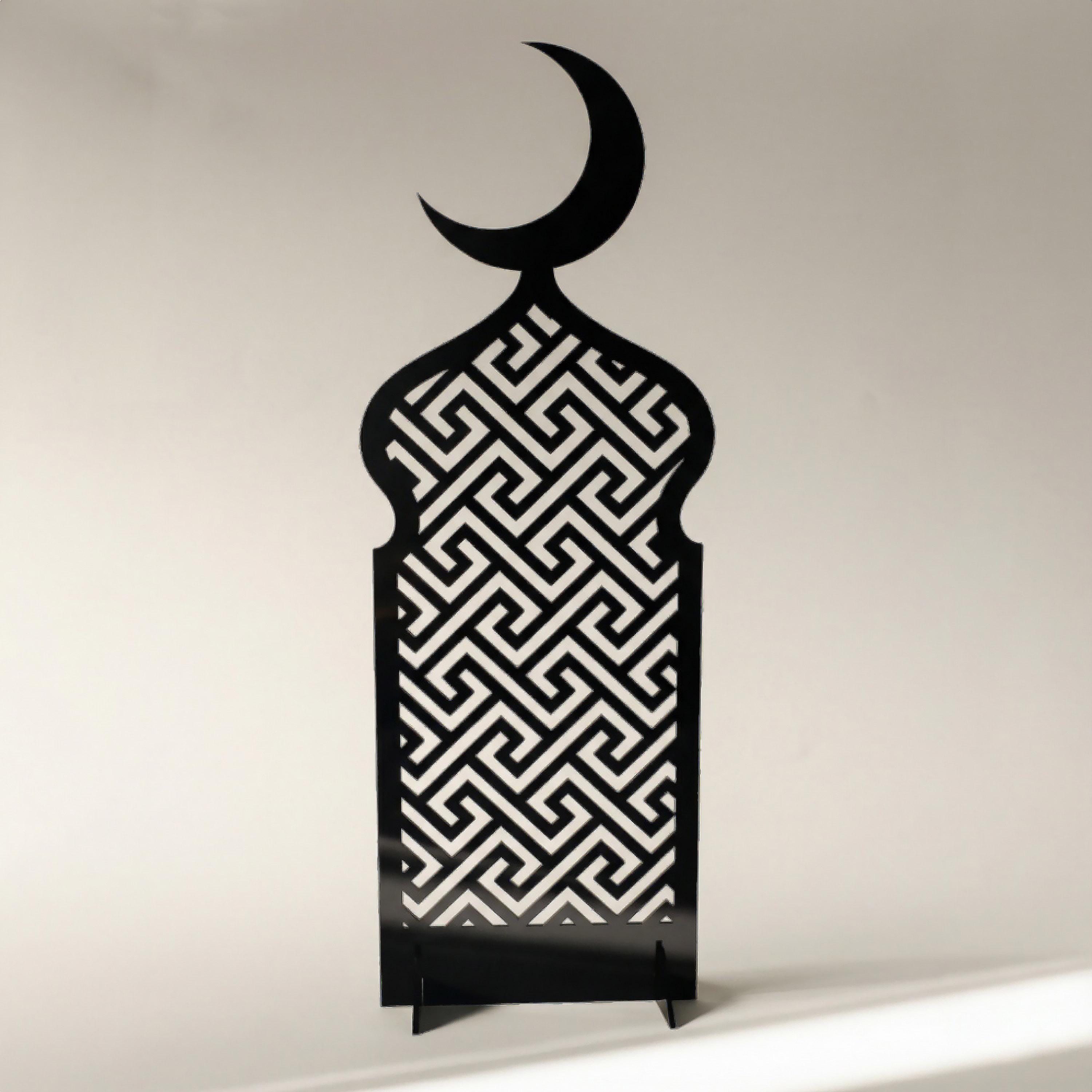 Islamic Crescent Decorative Acrylic Stand-household-decor-decorativeobjectsandsculptures-image-1