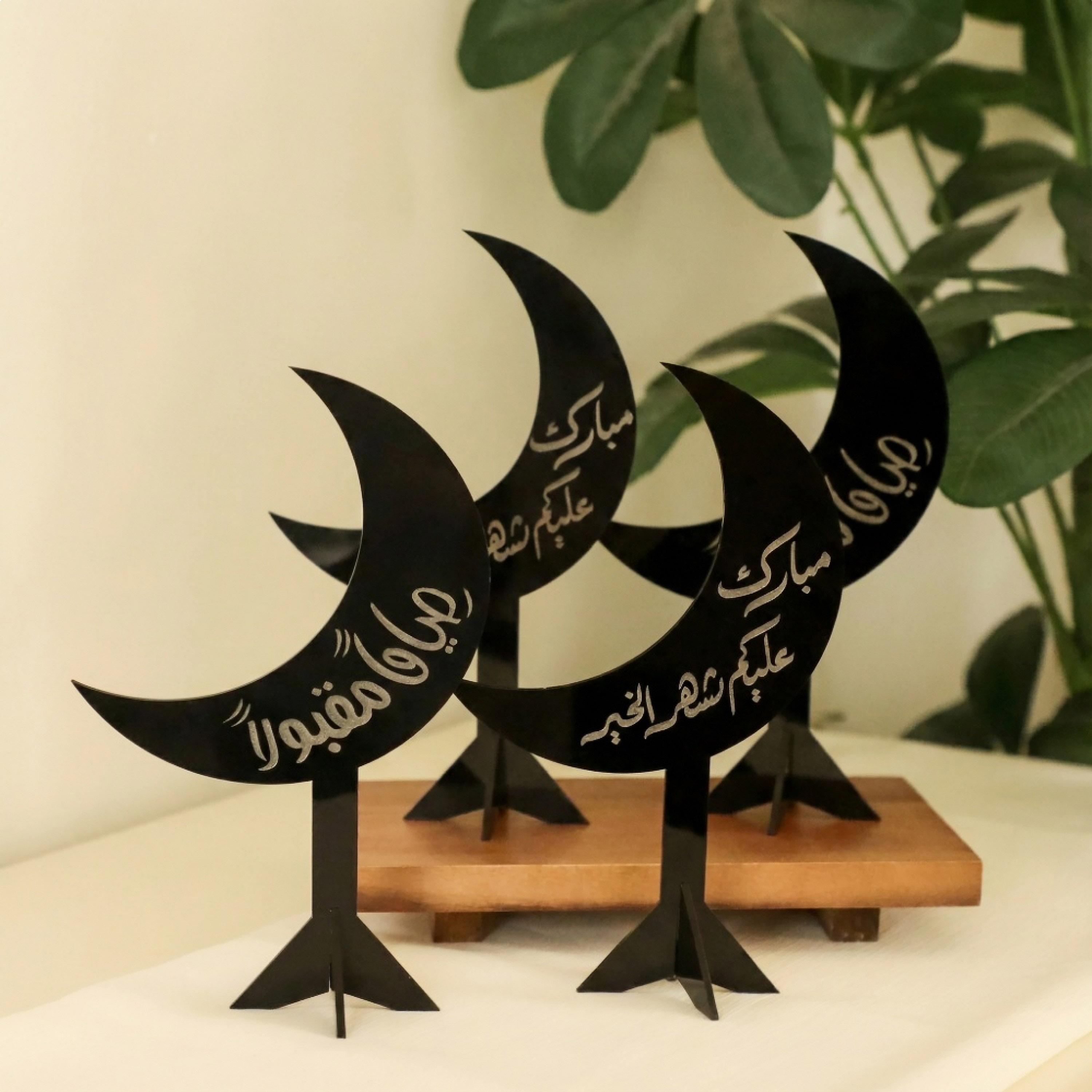 Acrylic Crescent Ramadan Decorative Stands-household-decor-decorativeobjectsandsculptures-image-4