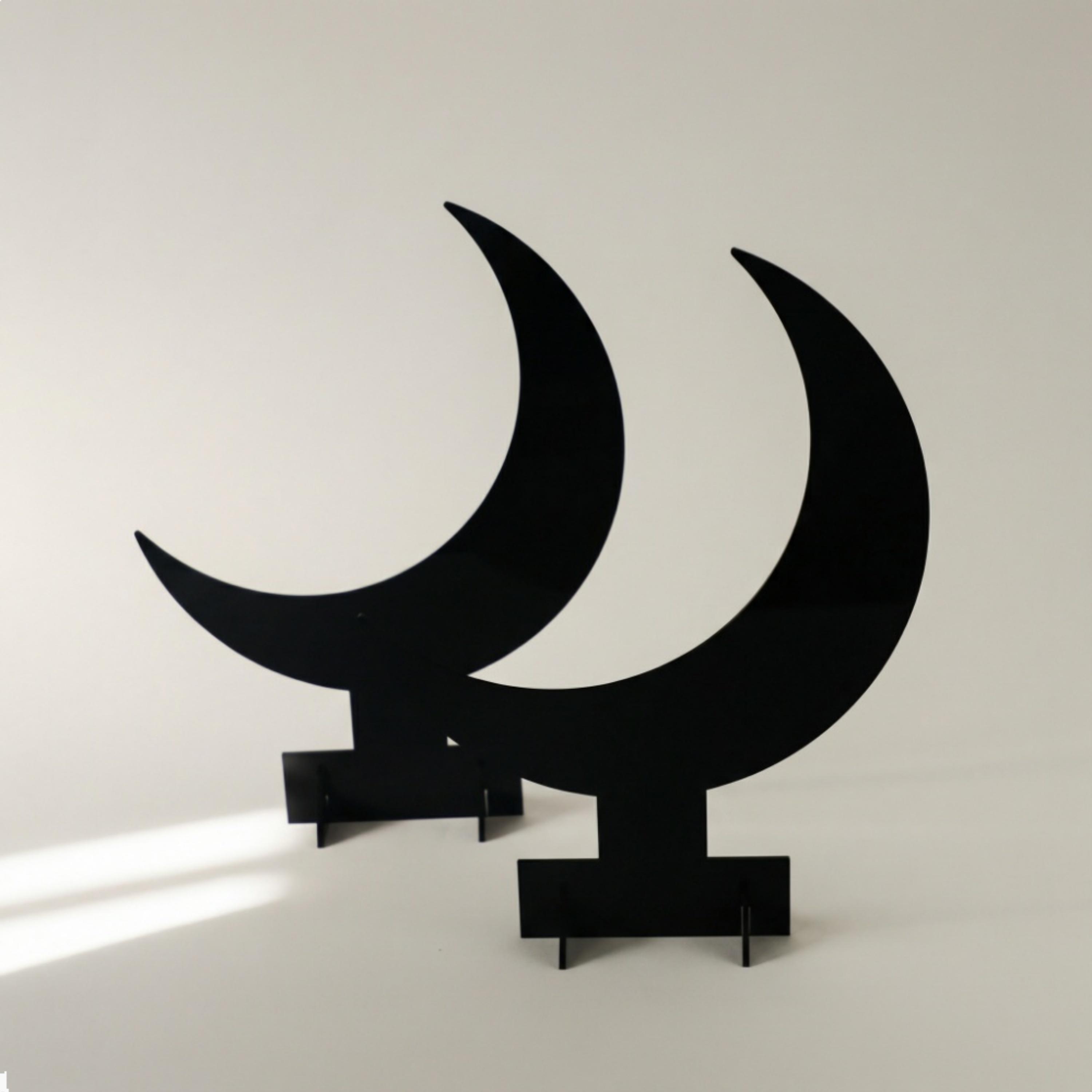Crescent Acrylic Decorative Stands-household-walldecorandmirrors-wallart-image-4