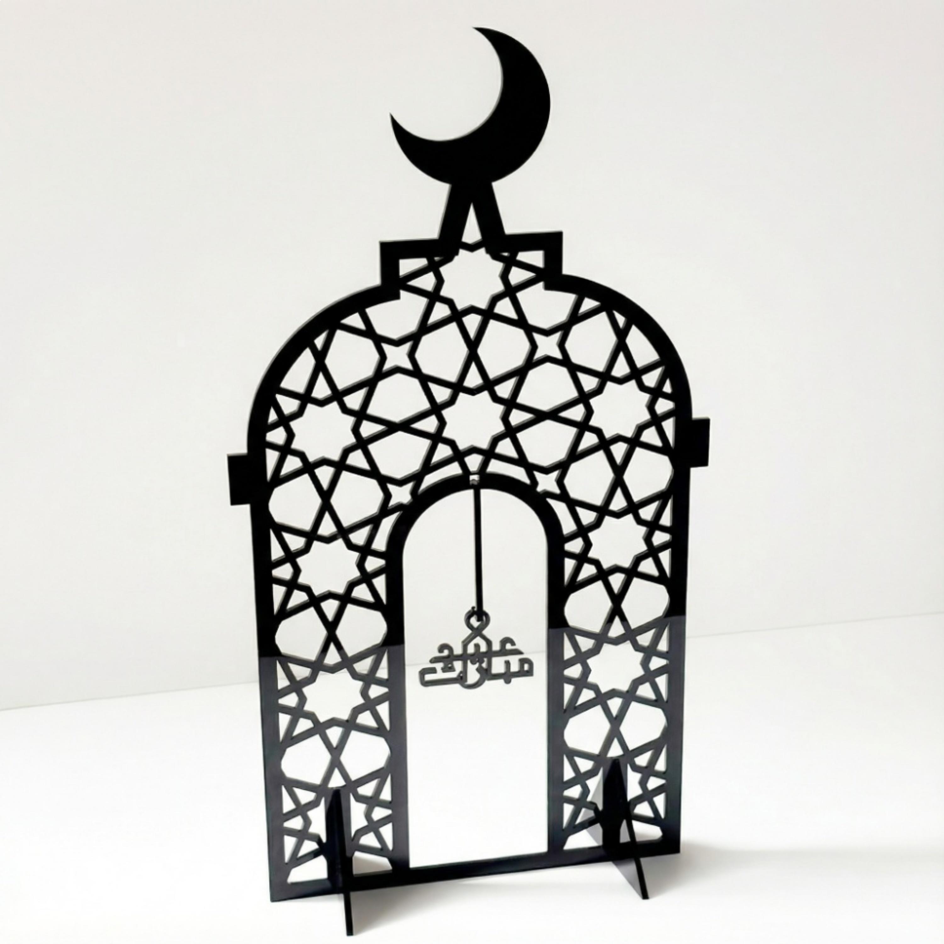 Acrylic Eid Mubarak Decorative Stand-household-decor-decorativeobjectsandsculptures-image-4