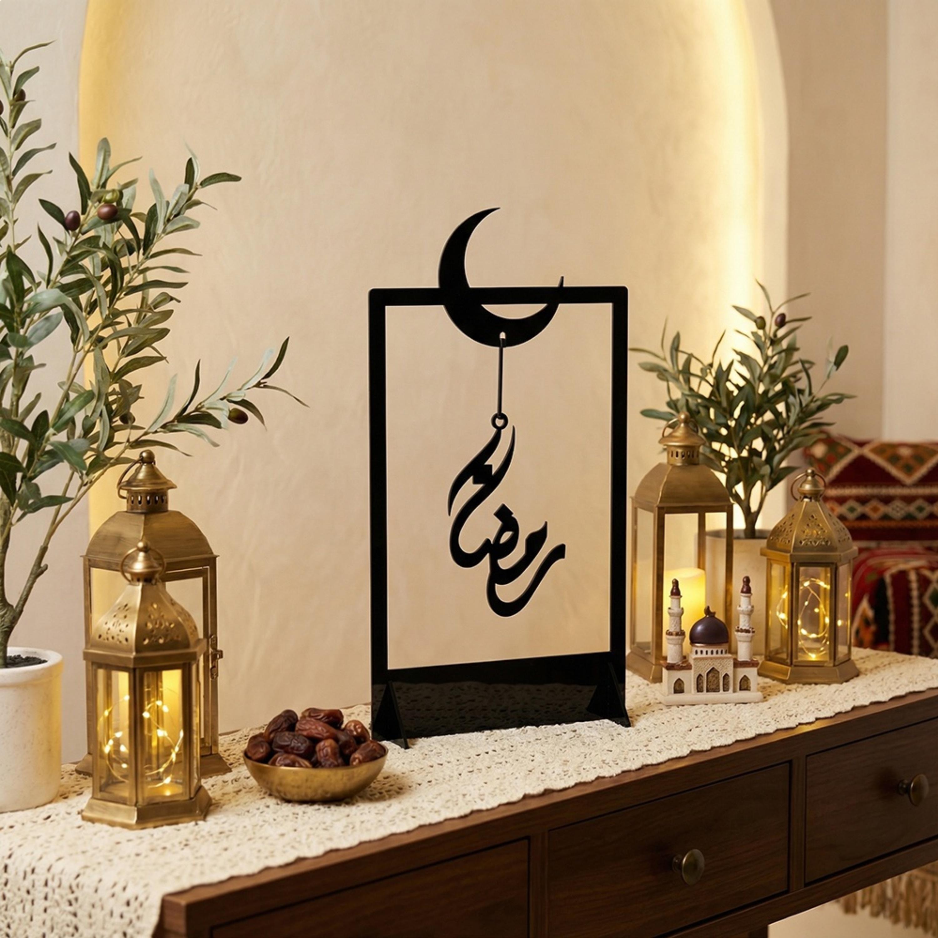 Acrylic Ramadan Crescent Stand-household-decor-decorativeobjectsandsculptures-image-3