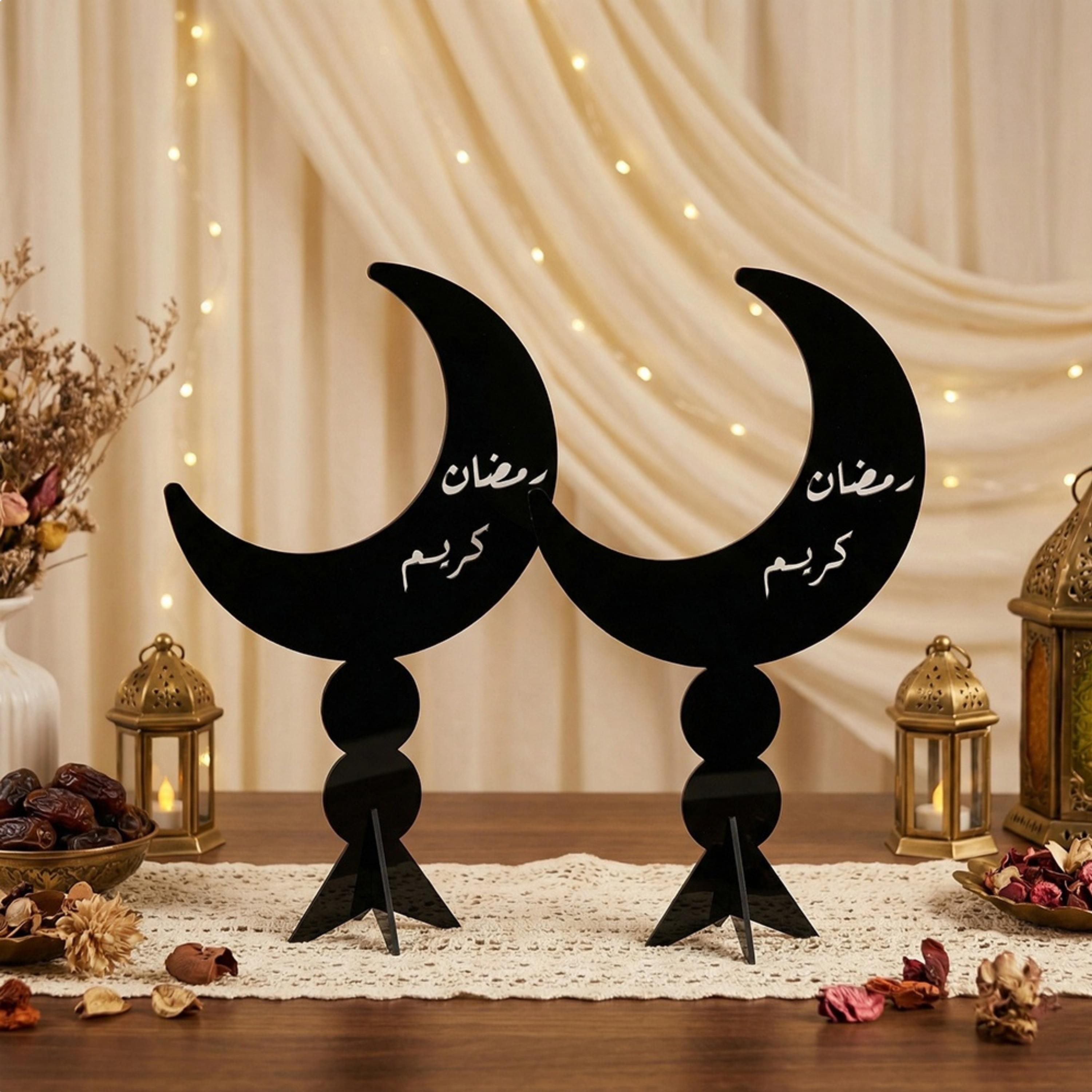 Crescent Ramadan Kareem Decorative Stands-household-decor-decorativeobjectsandsculptures-image-3