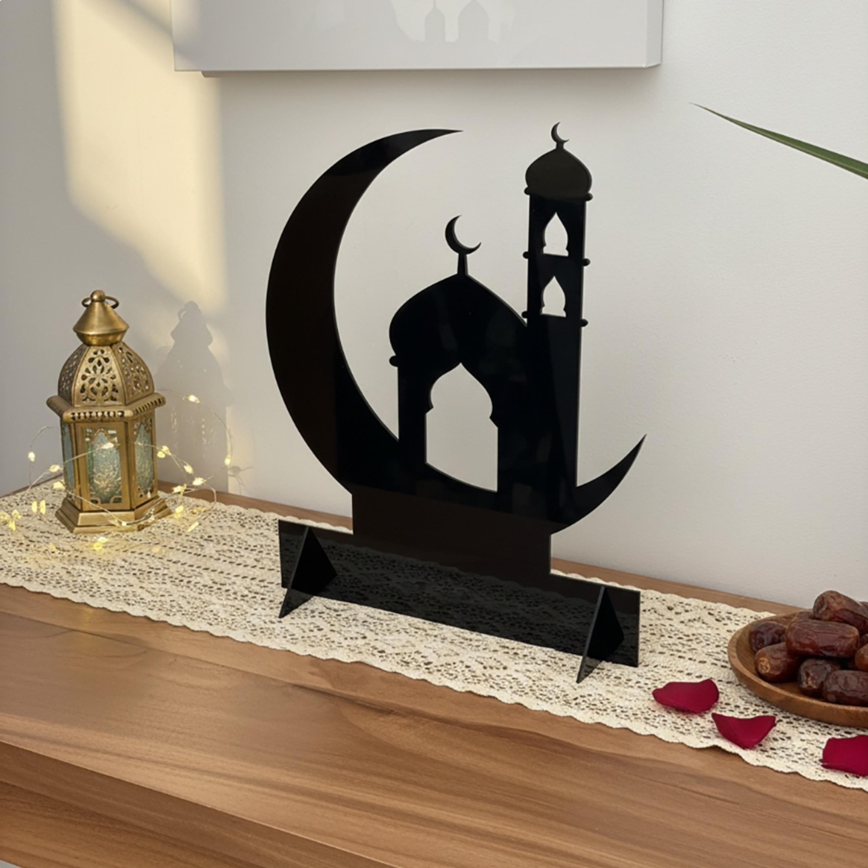Acrylic Crescent Mosque Decor Stand-household-decor-decorativeobjectsandsculptures-image-4