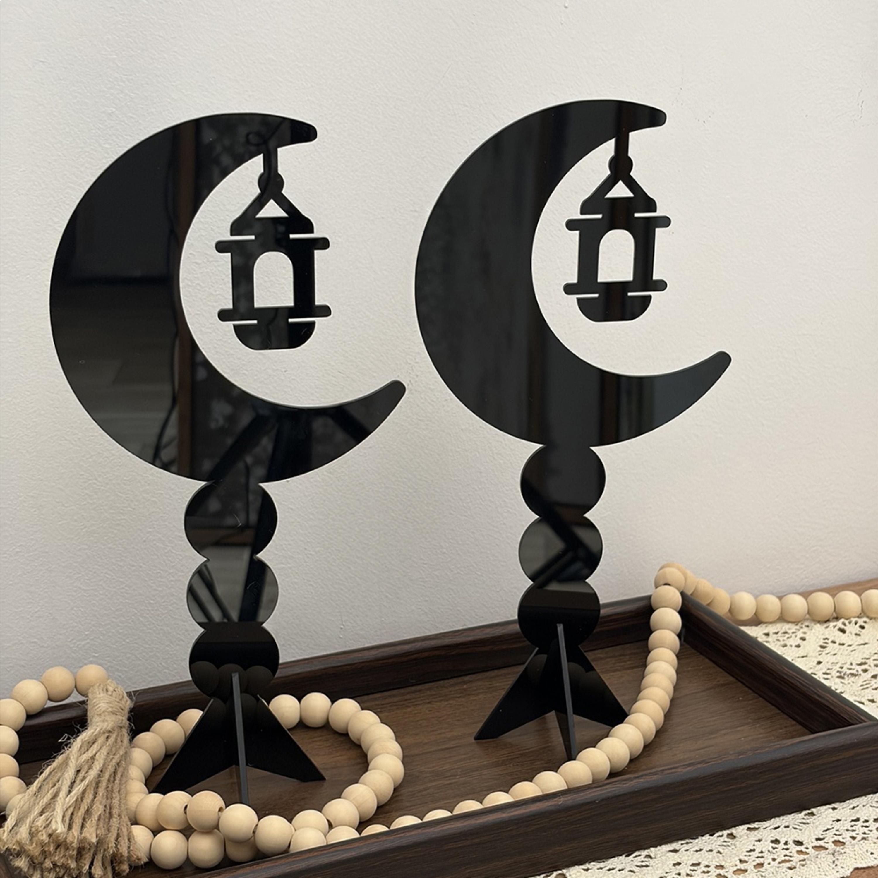 Acrylic Crescent Lantern Decorative Stands-household-decor-decorativeobjectsandsculptures-image-3