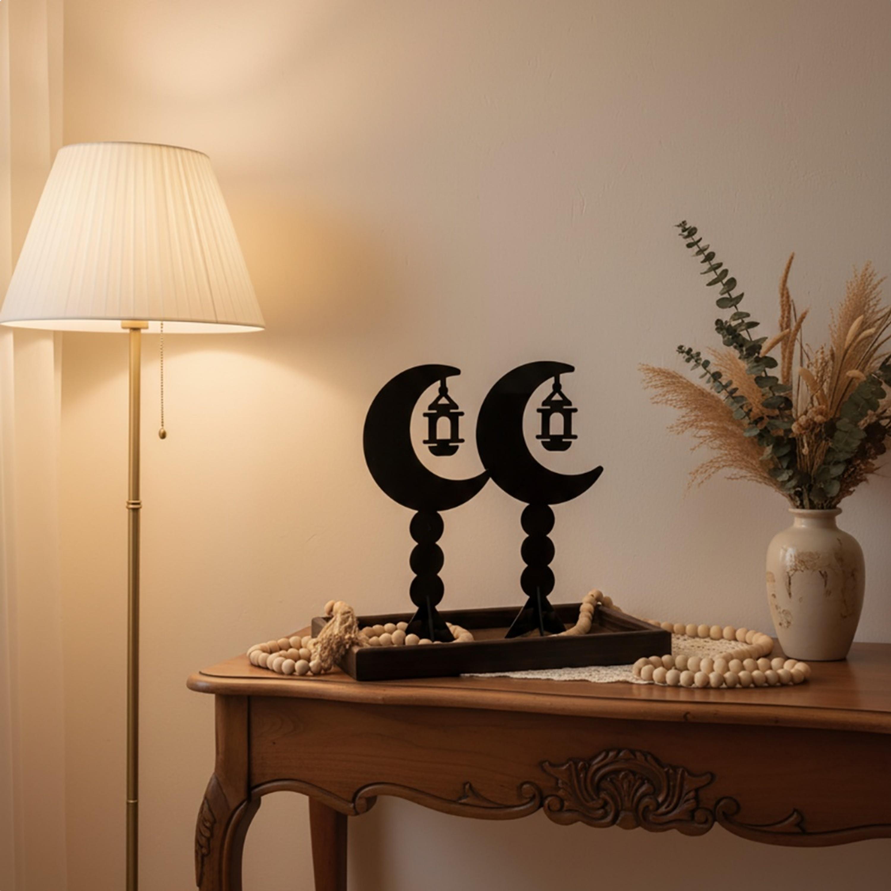 Acrylic Crescent Lantern Decorative Stands-household-decor-decorativeobjectsandsculptures-image-4