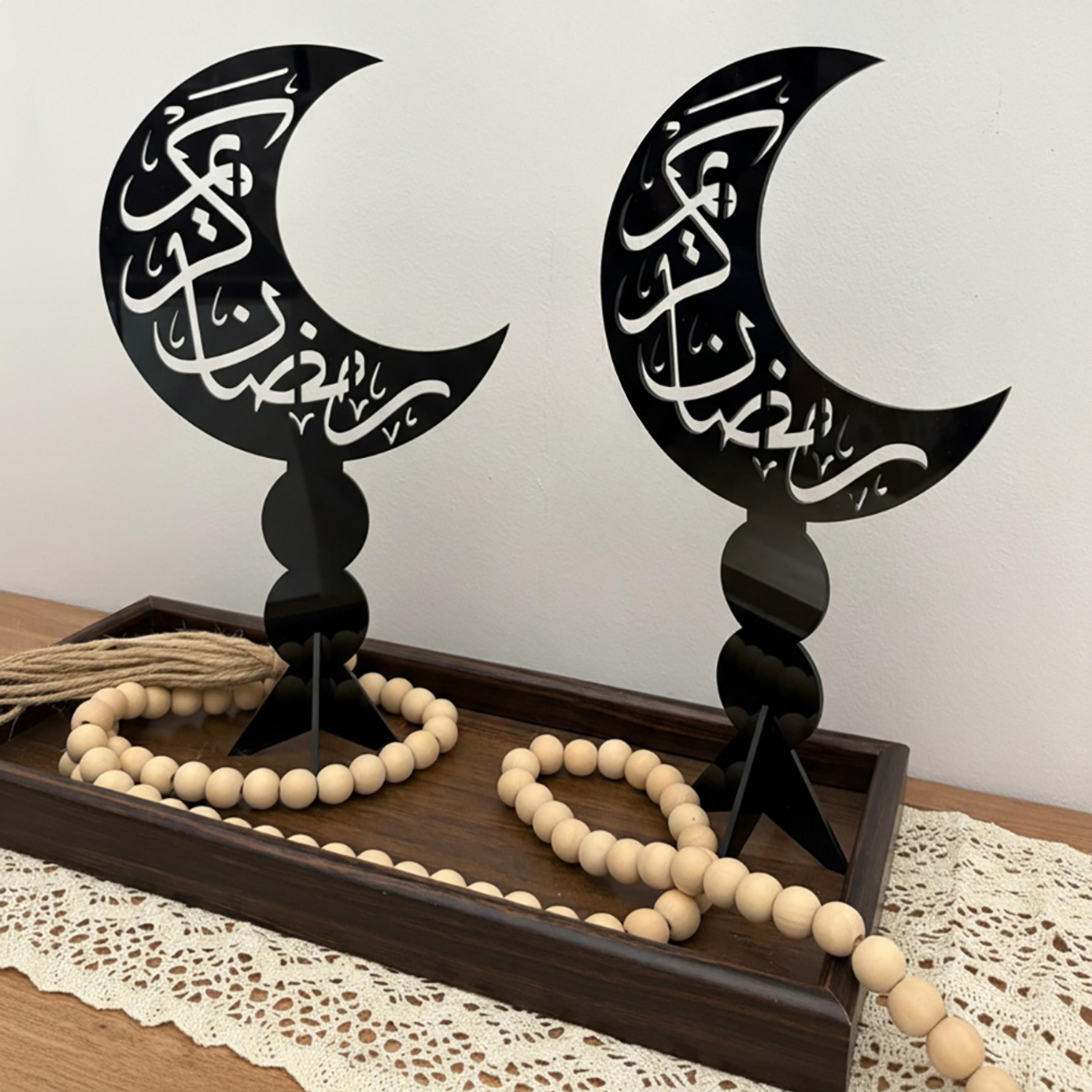 Crescent Acrylic Ramadan Kareem Stands-household-decor-decorativeobjectsandsculptures-image-3