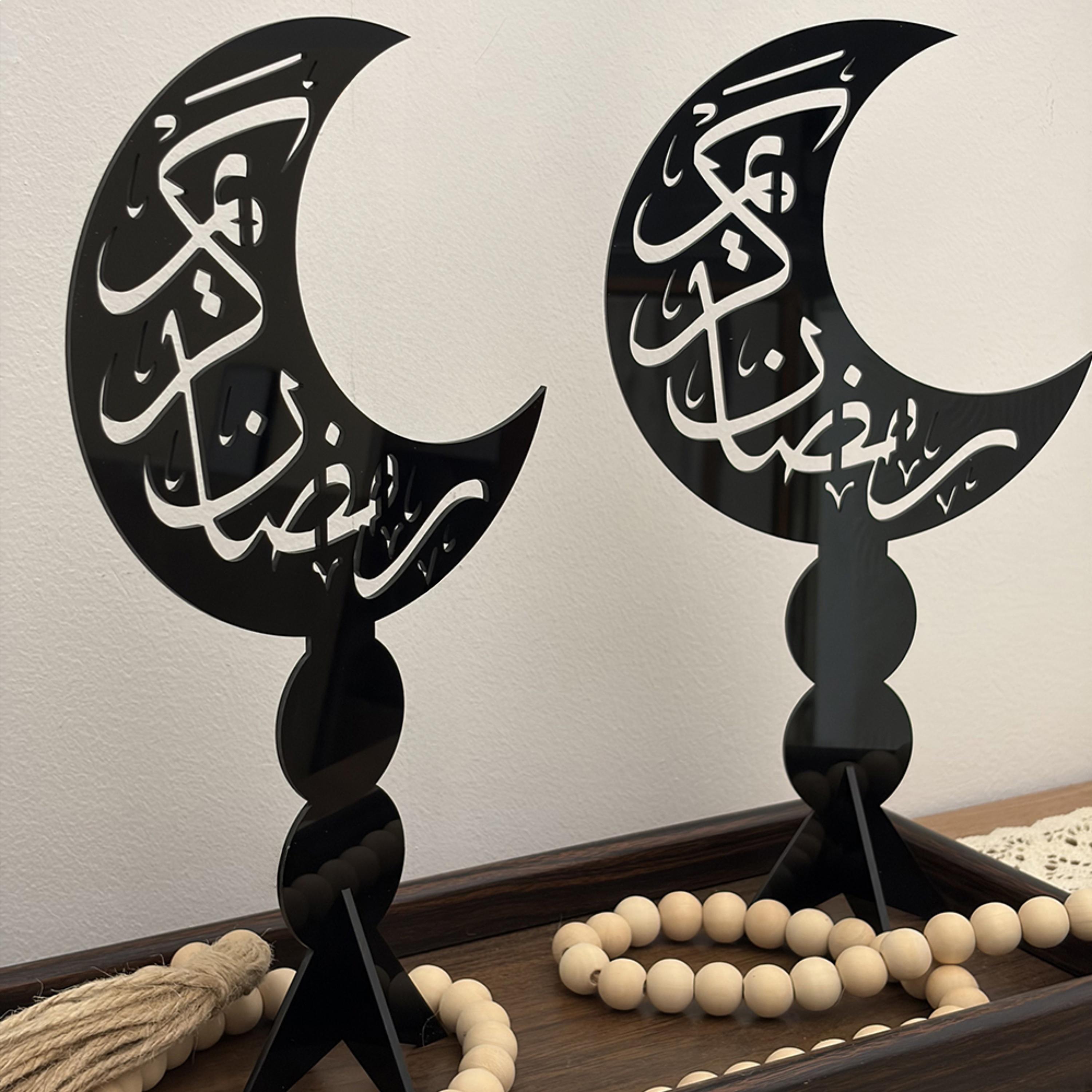 Crescent Acrylic Ramadan Kareem Stands-household-decor-decorativeobjectsandsculptures-image-4