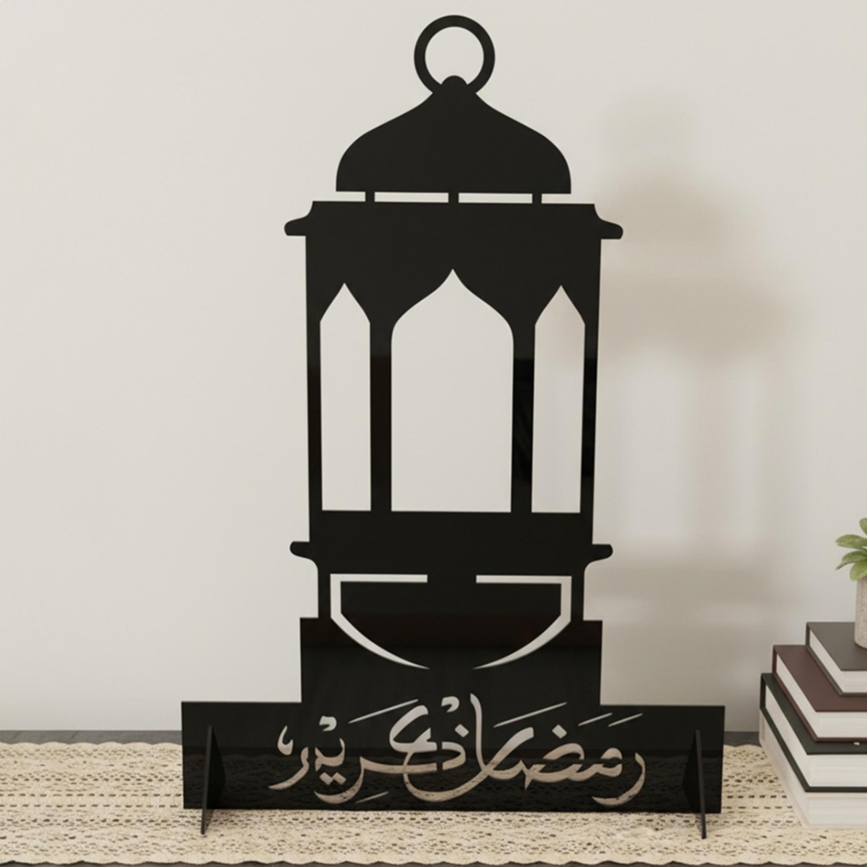Acrylic Ramadan Lantern Decorative Stand 50cm-household-walldecorandmirrors-wallart-image-4
