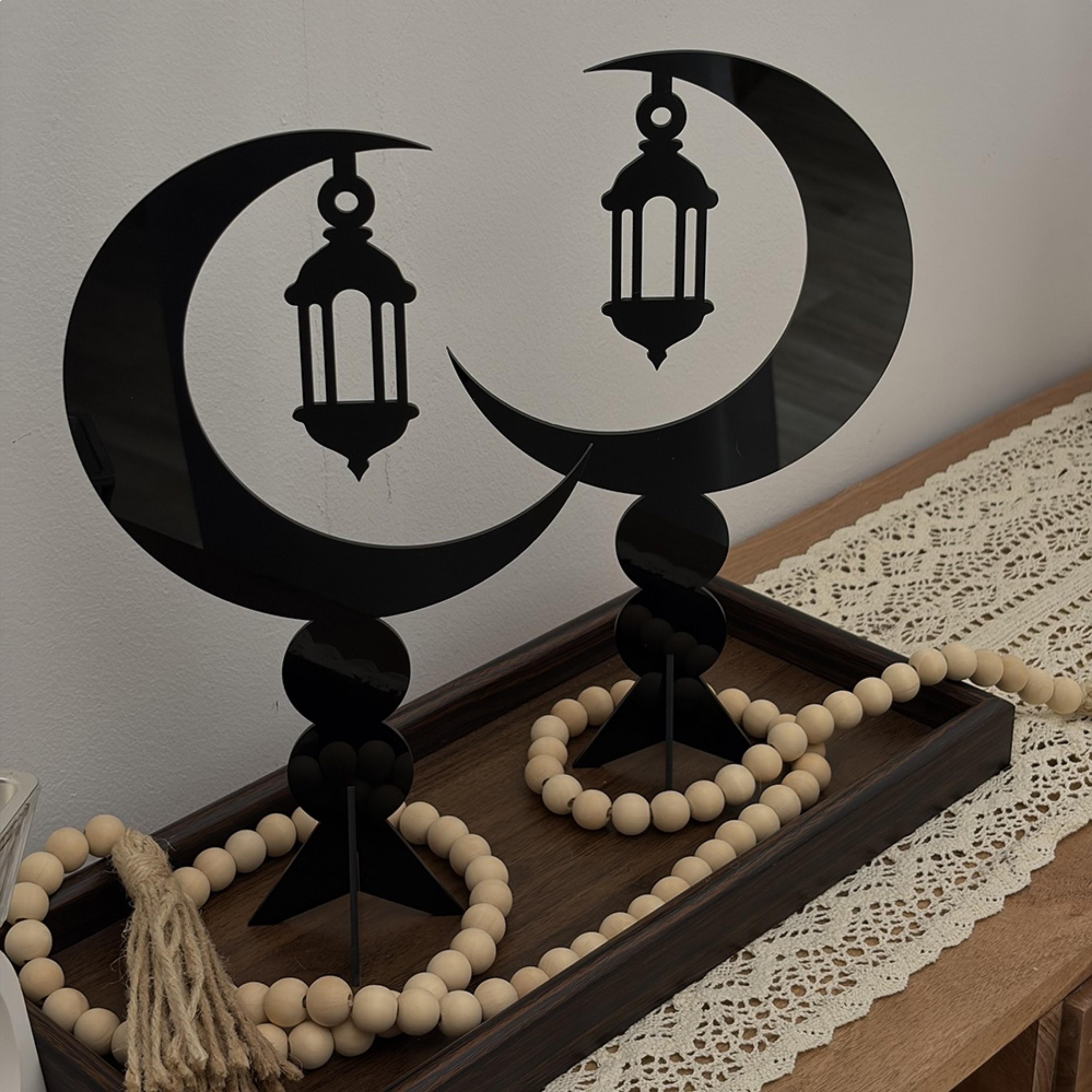 Crescent Lantern Acrylic Decorative Stands-household-decor-decorativeobjectsandsculptures-image-2