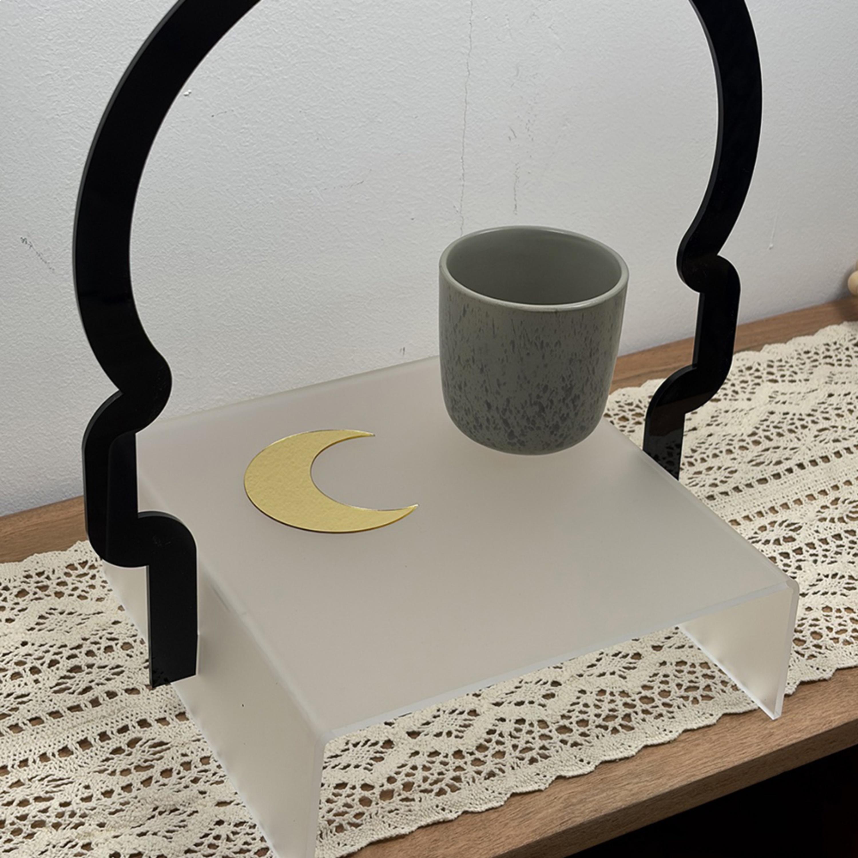 Acrylic Decorative Serving Tray Stand-household-decor-decorativeobjectsandsculptures-image-2