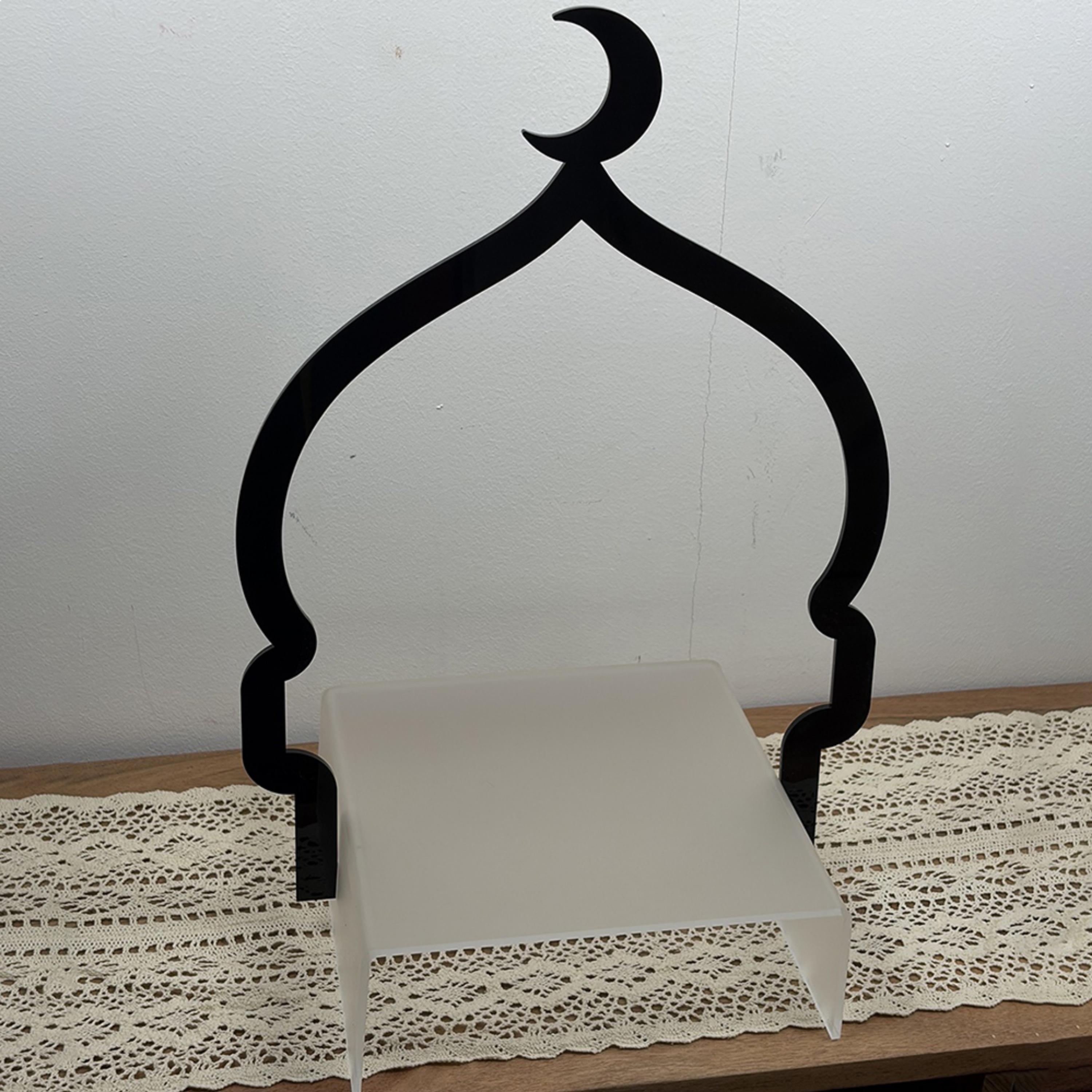 Acrylic Decorative Serving Tray Stand-household-decor-decorativeobjectsandsculptures-image-4