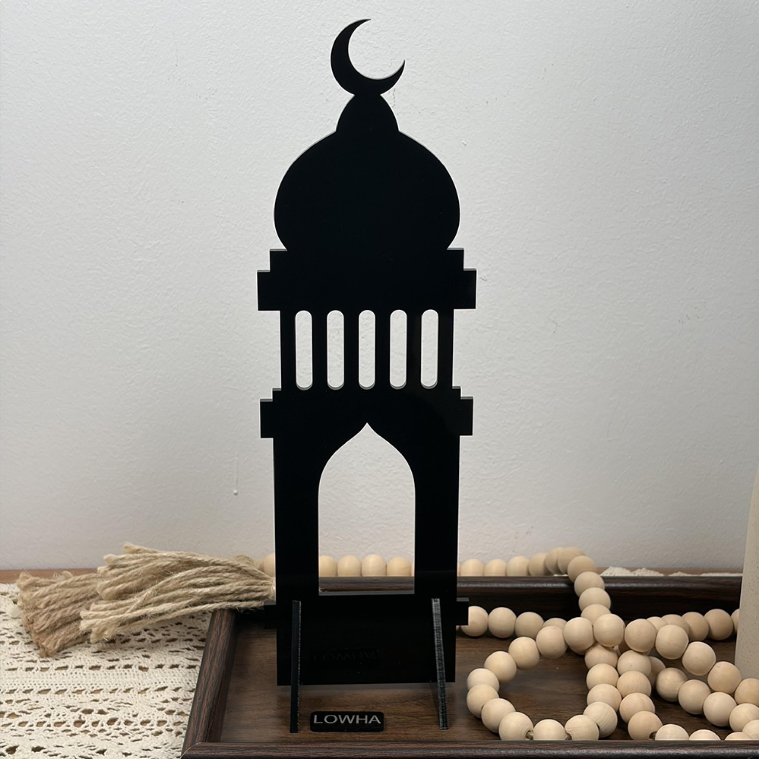 Islamic Minaret Acrylic Decorative Stand-household-decor-decorativeobjectsandsculptures-image-1