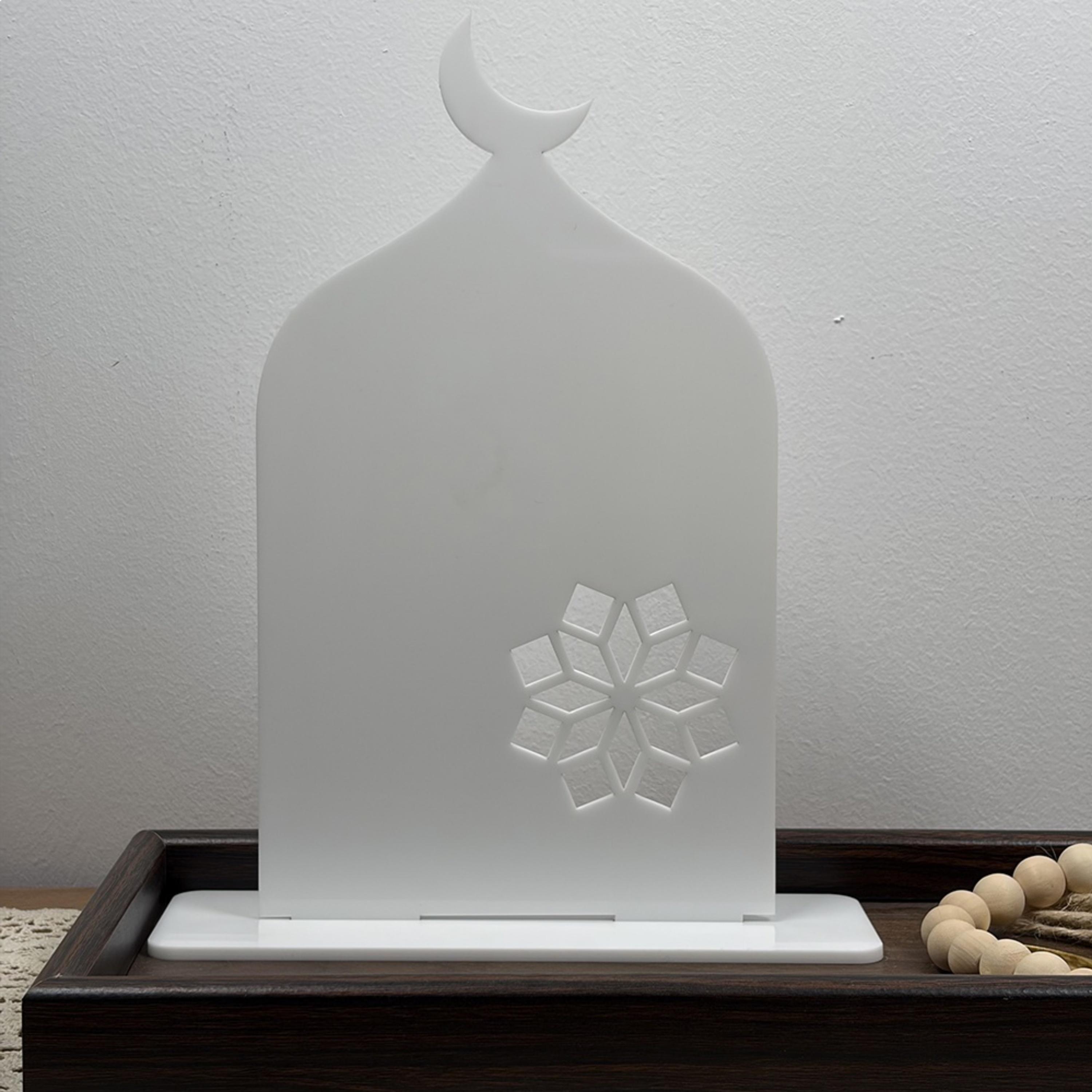 Acrylic Decorative Crescent Stand, 16x28 cm-household-decor-decorativeobjectsandsculptures-image-2