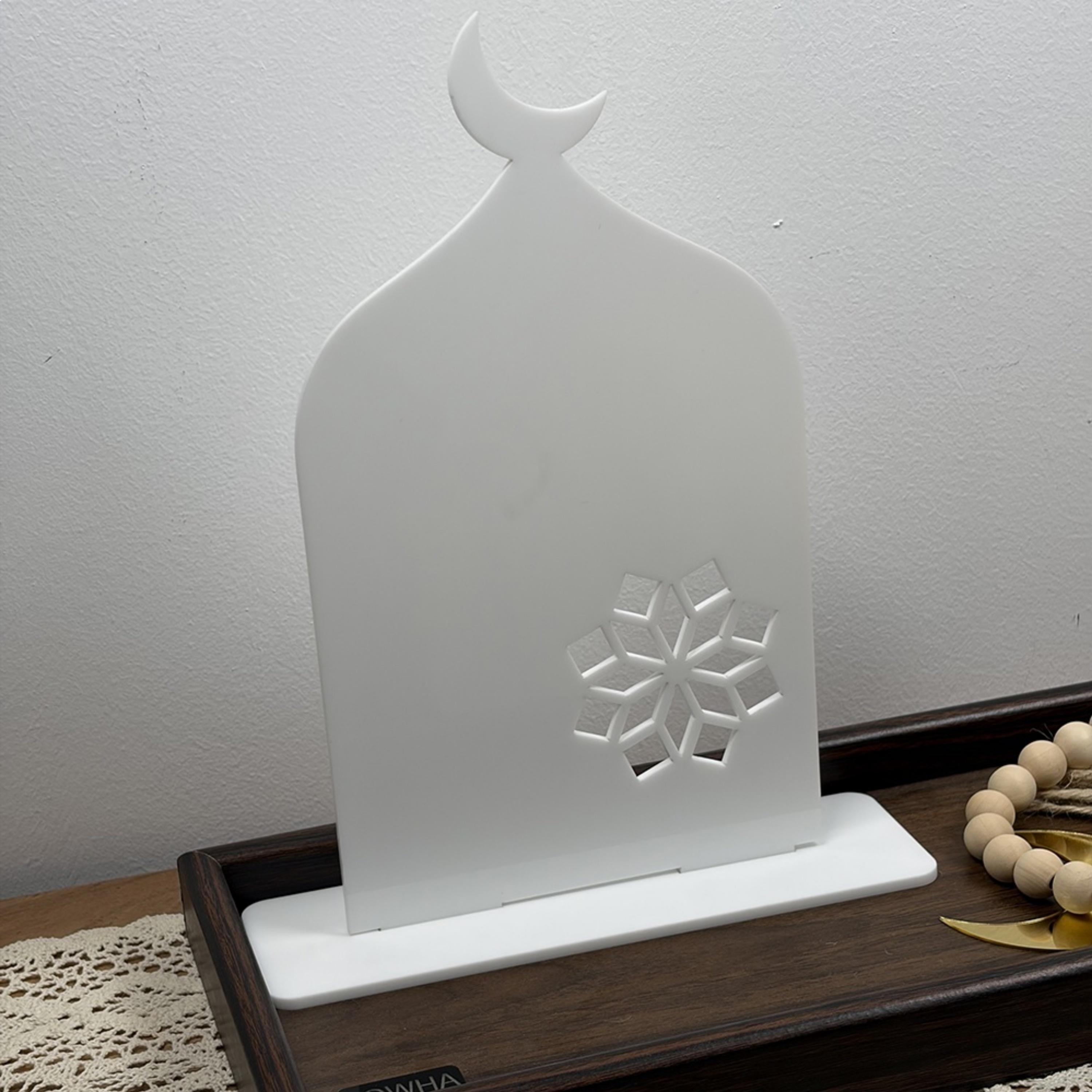 Acrylic Decorative Crescent Stand, 16x28 cm-household-decor-decorativeobjectsandsculptures-image-3