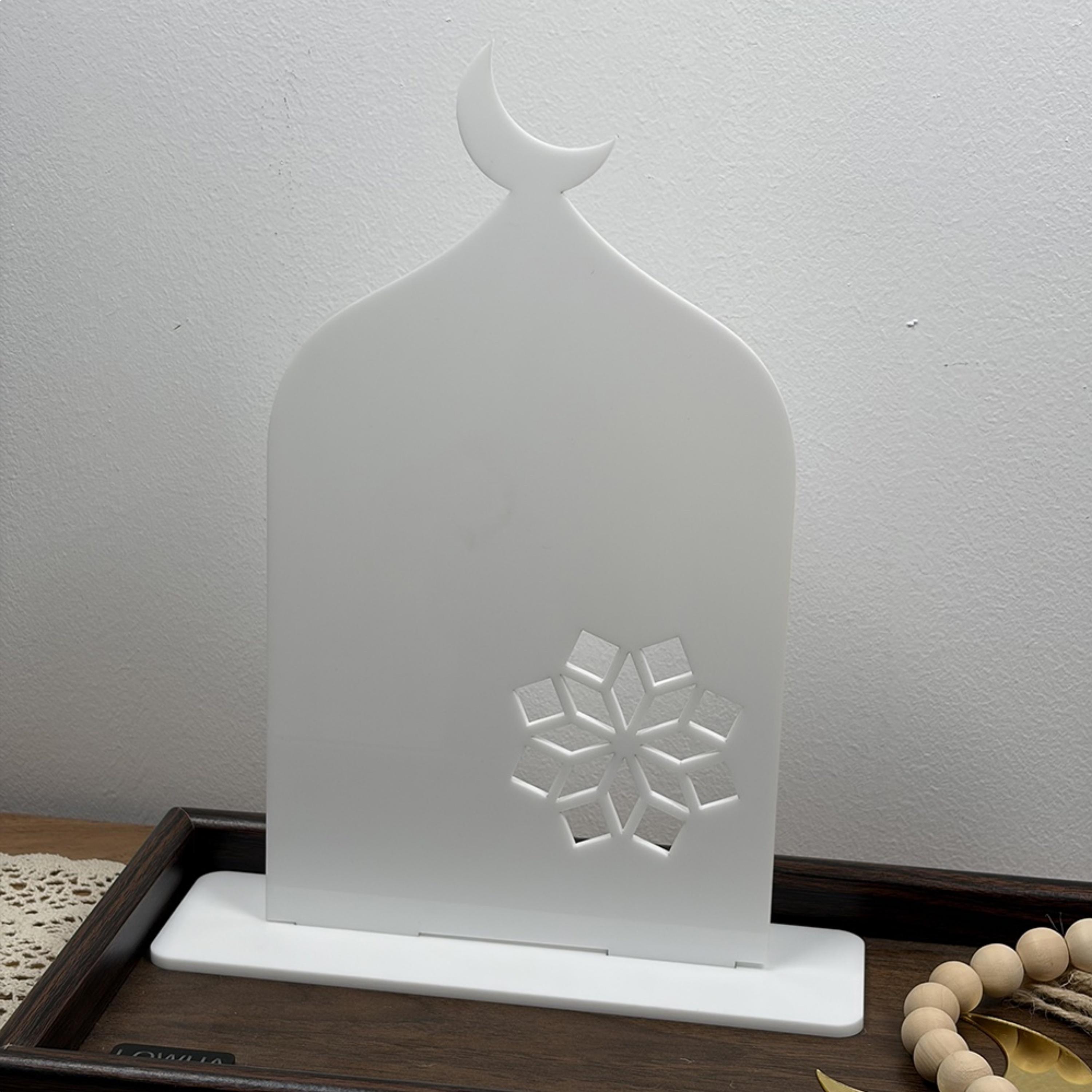 Acrylic Decorative Crescent Stand, 16x28 cm-household-decor-decorativeobjectsandsculptures-image-4